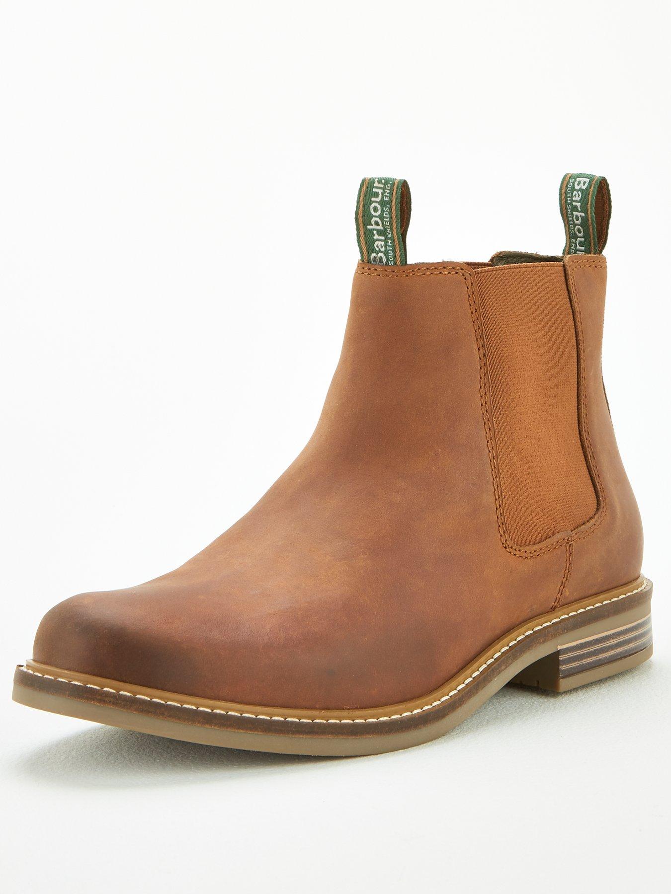 Barbour Farseley Chelsea Boots - Tan | very.co.uk