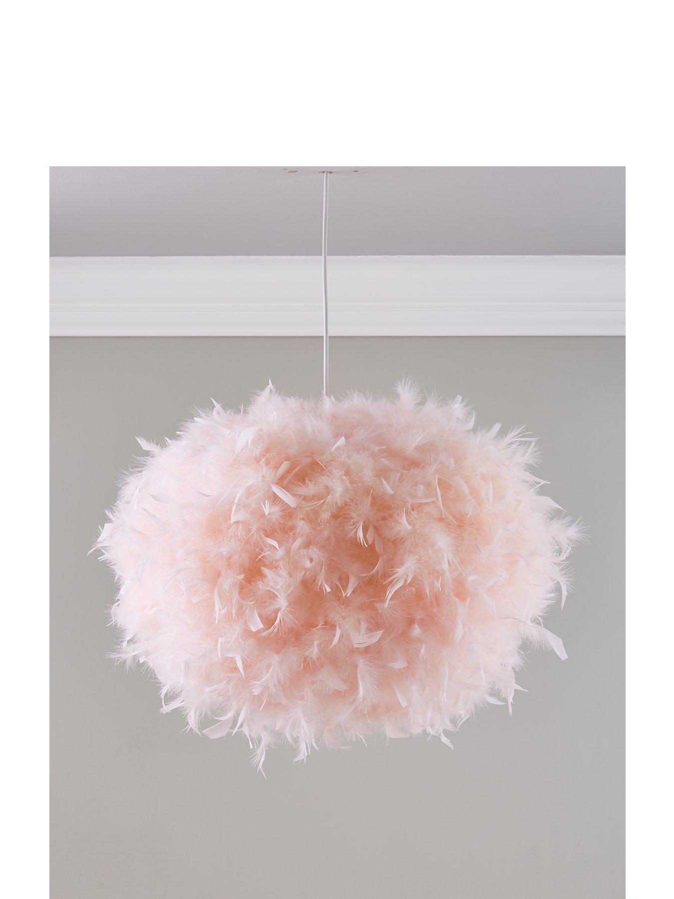 Image 2 of 3 of The Very Collection Ellie Easy Fit Pendant Lightshade - Blush