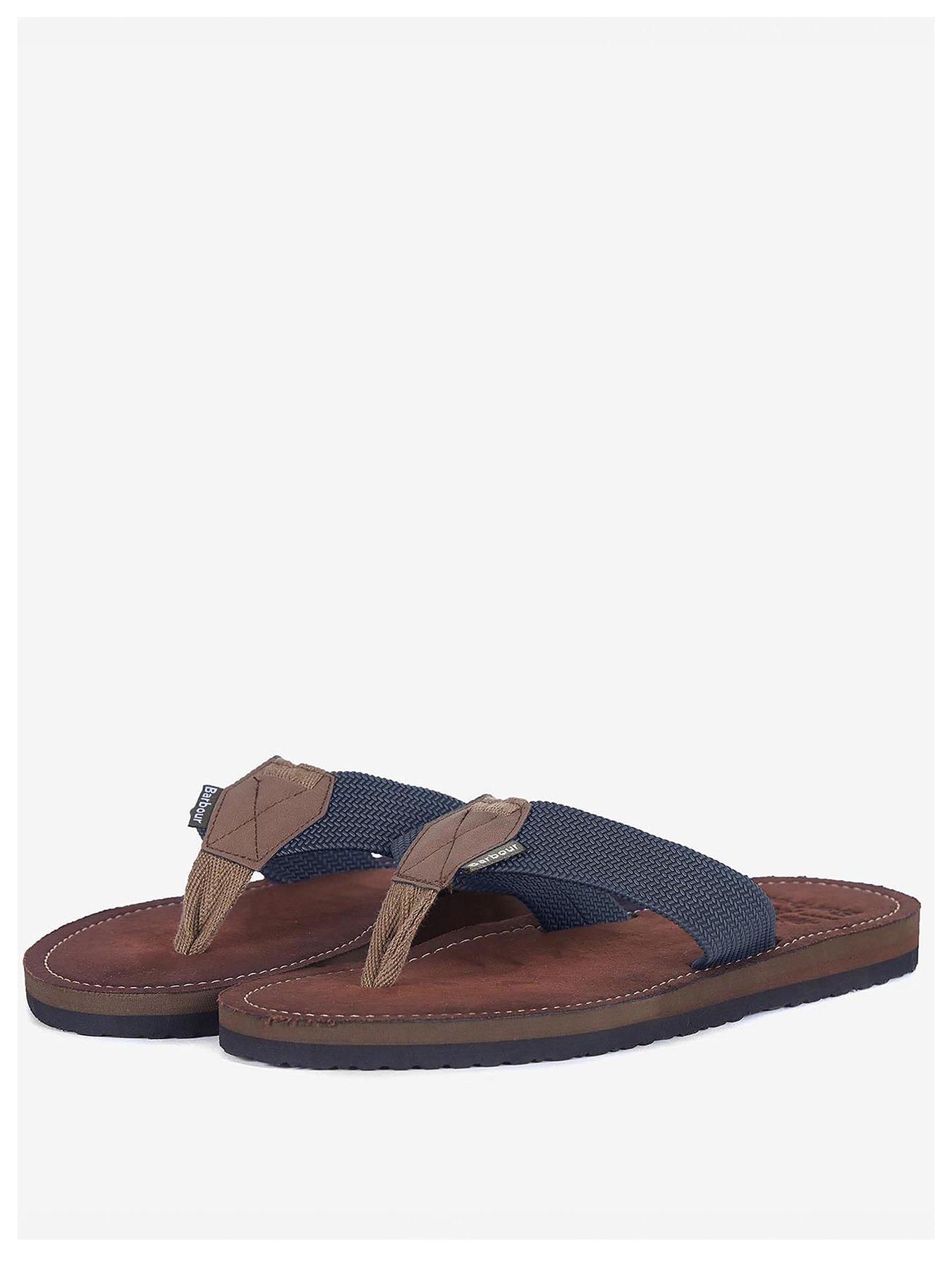 Image 2 of 6 of Barbour Toeman Beach Flip Flops - Dark Blue