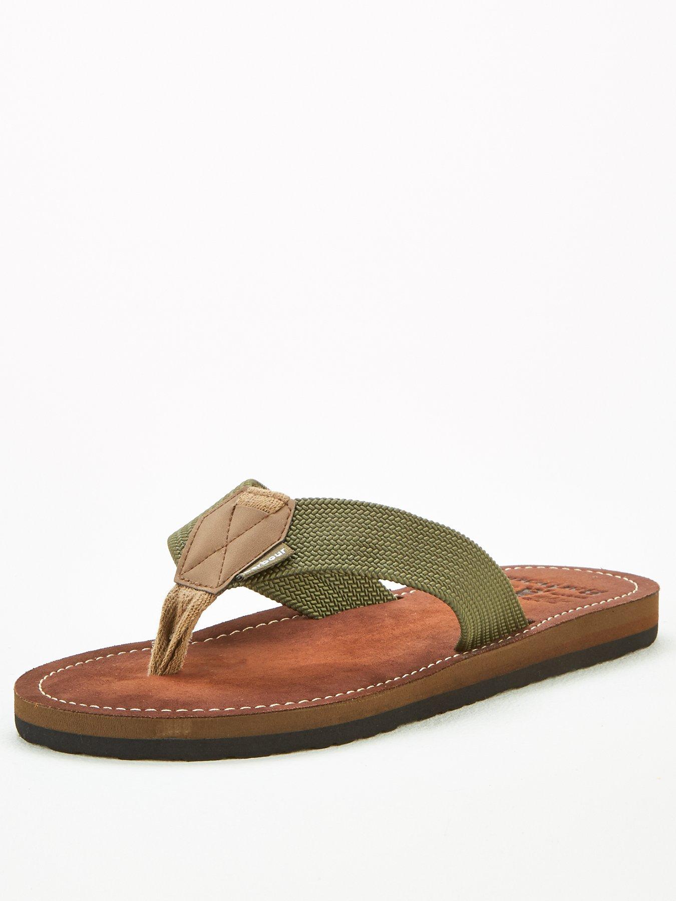 Mens barbour flip discount flops