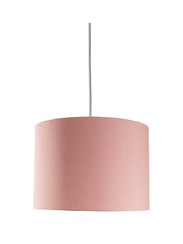 Product photograph of Everyday Langley 25 Cm Easy-fit Light Shade - Dusty Pink from very.co.uk