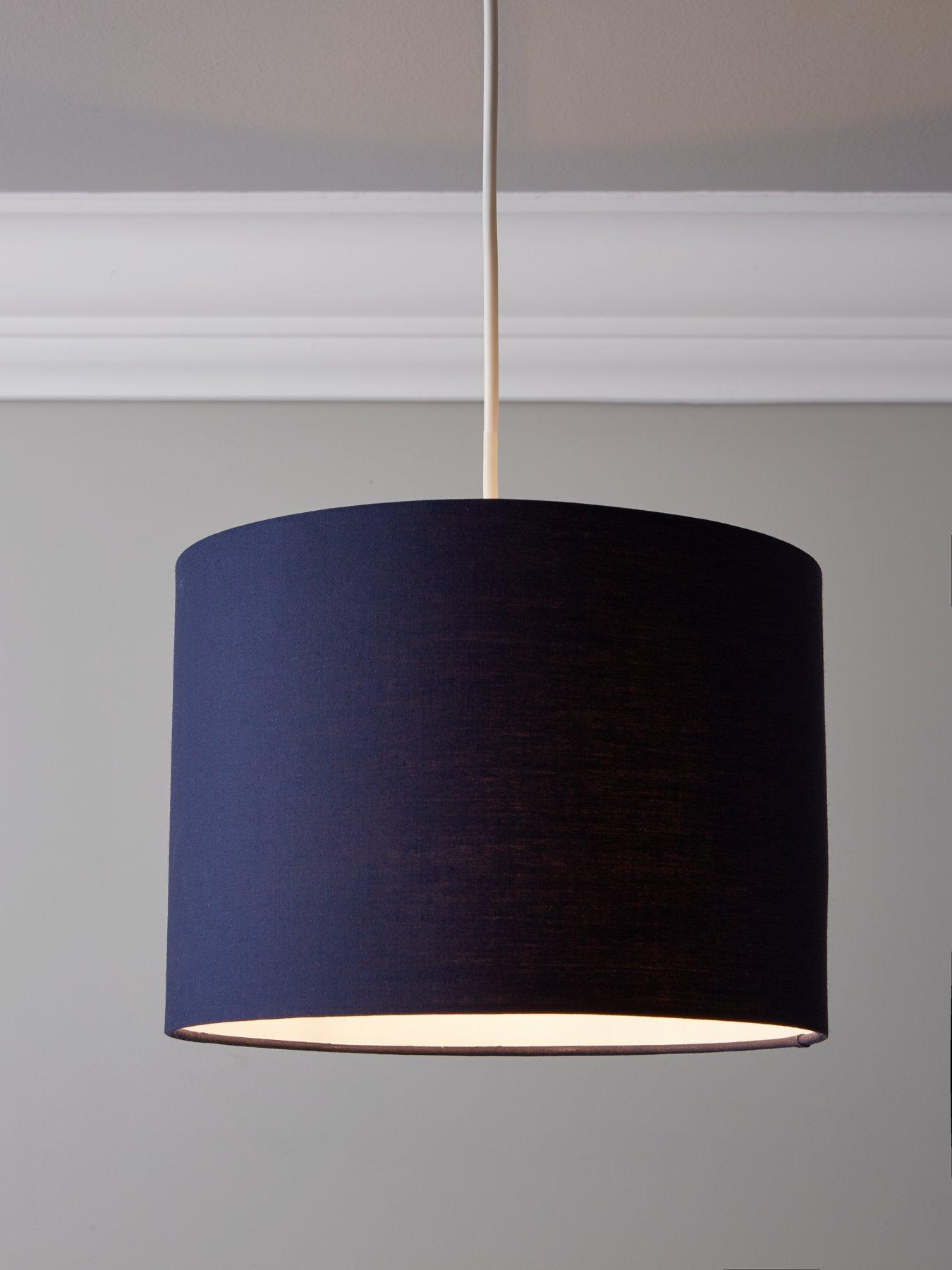Image 1 of 4 of Very Home Langley&nbsp;25 cm&nbsp;Easy Fit Shade - Navy