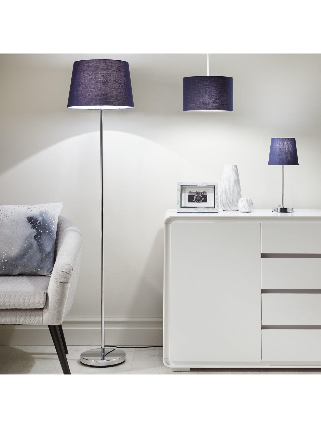 Image 4 of 4 of Very Home Langley&nbsp;25 cm&nbsp;Easy Fit Shade - Navy