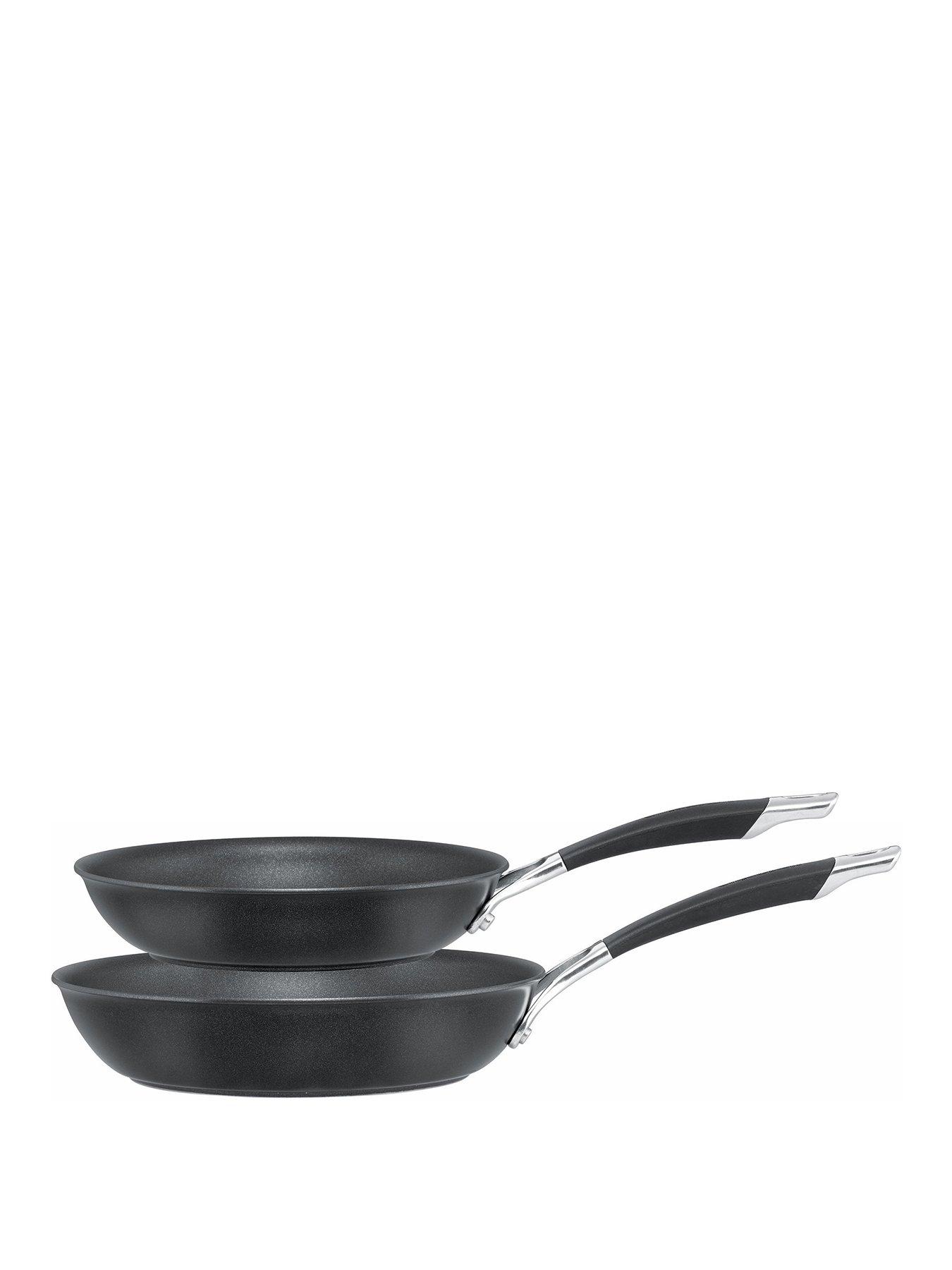 undefined Hard Anodised Frying Pan Twin Pack