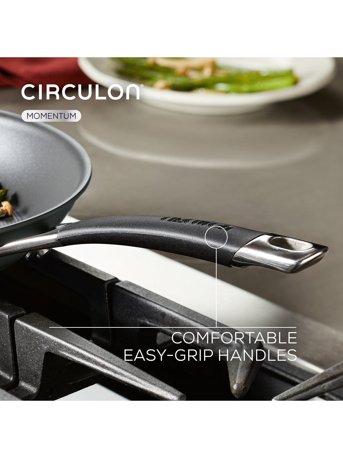 Image 4 of 8 of Circulon Momentum Hard-Anodised 3-Piece Pan Set