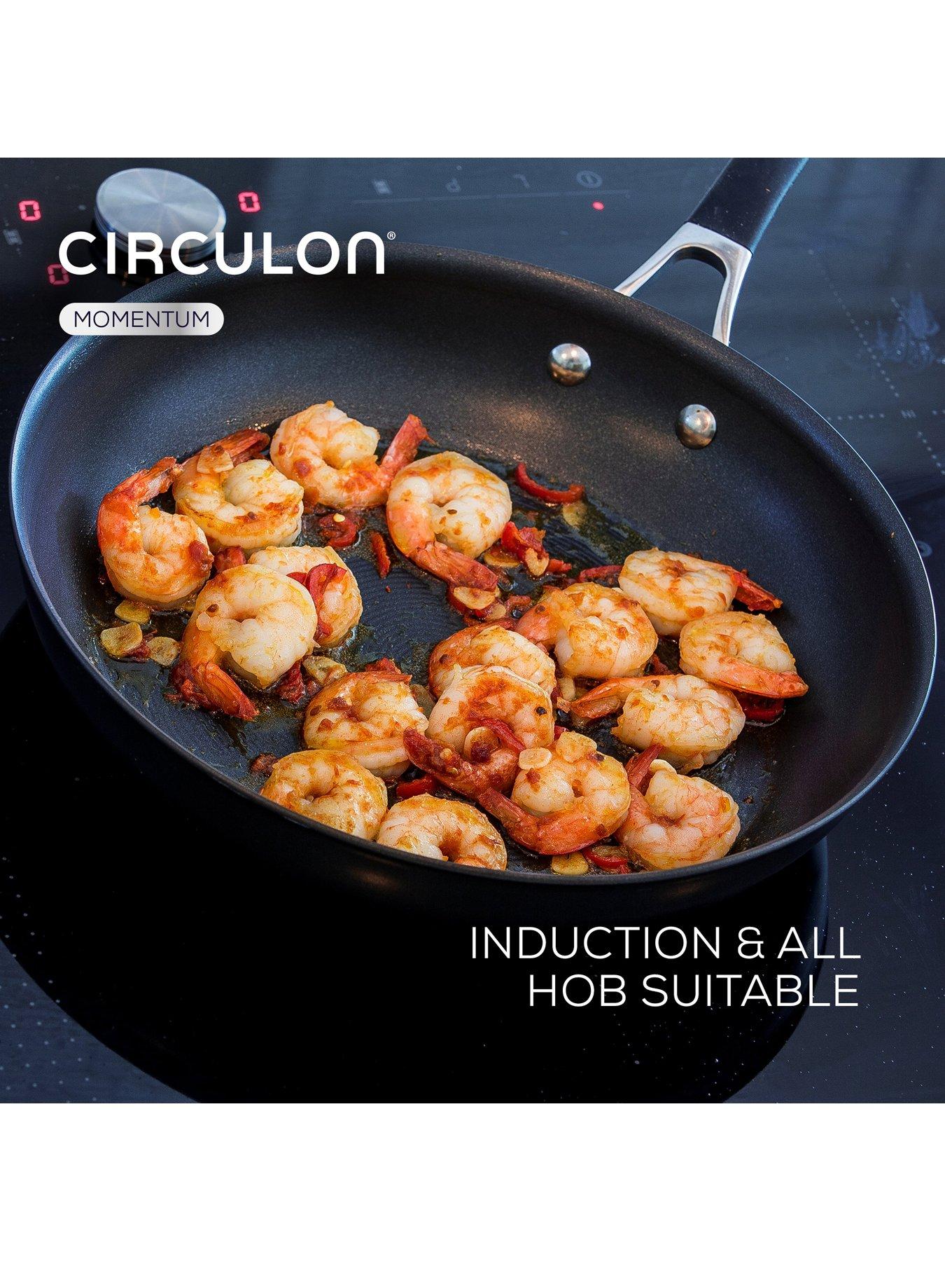 Image 5 of 8 of Circulon Momentum Hard-Anodised 3-Piece Pan Set