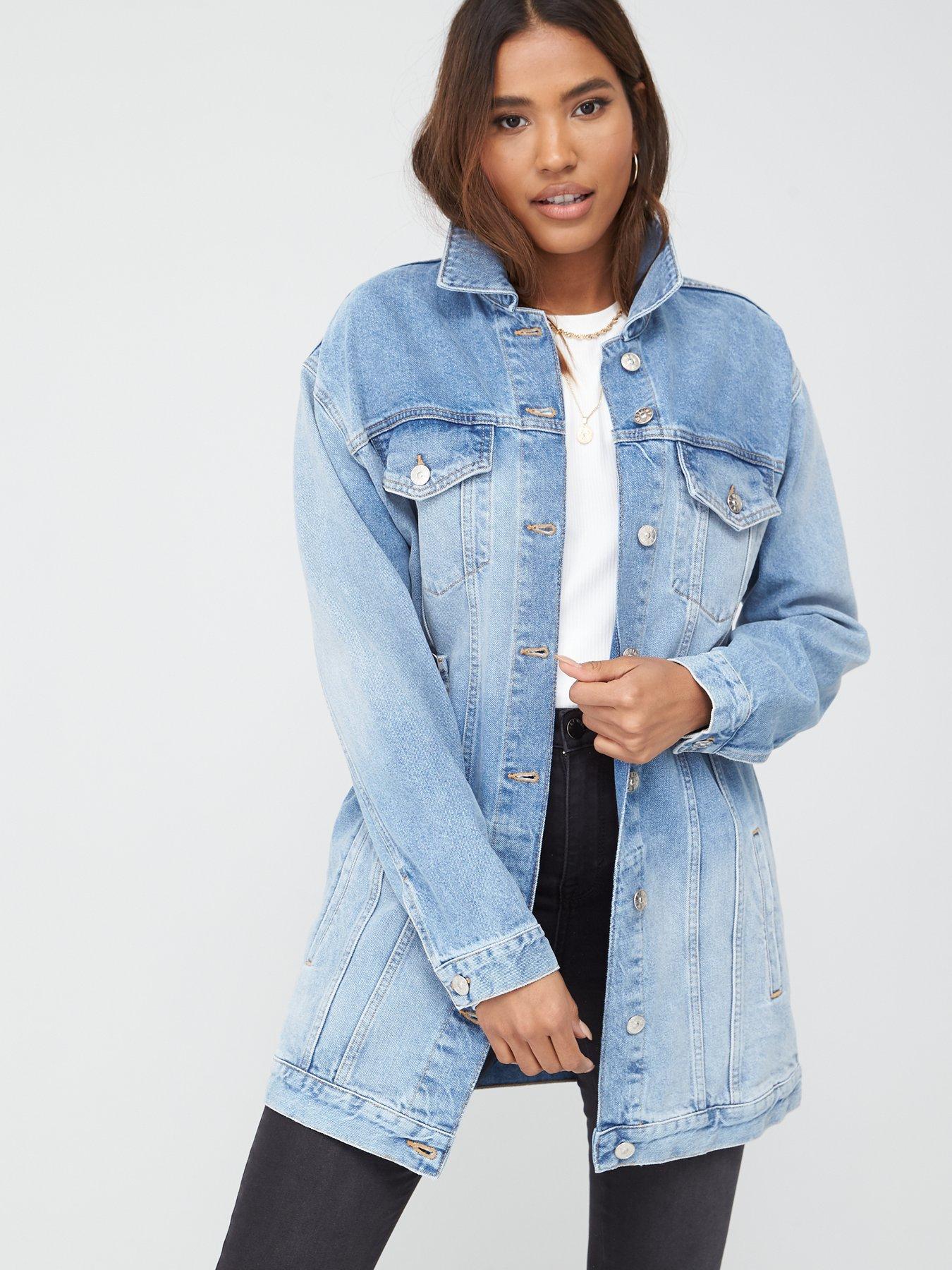 plus size denim jacket uk