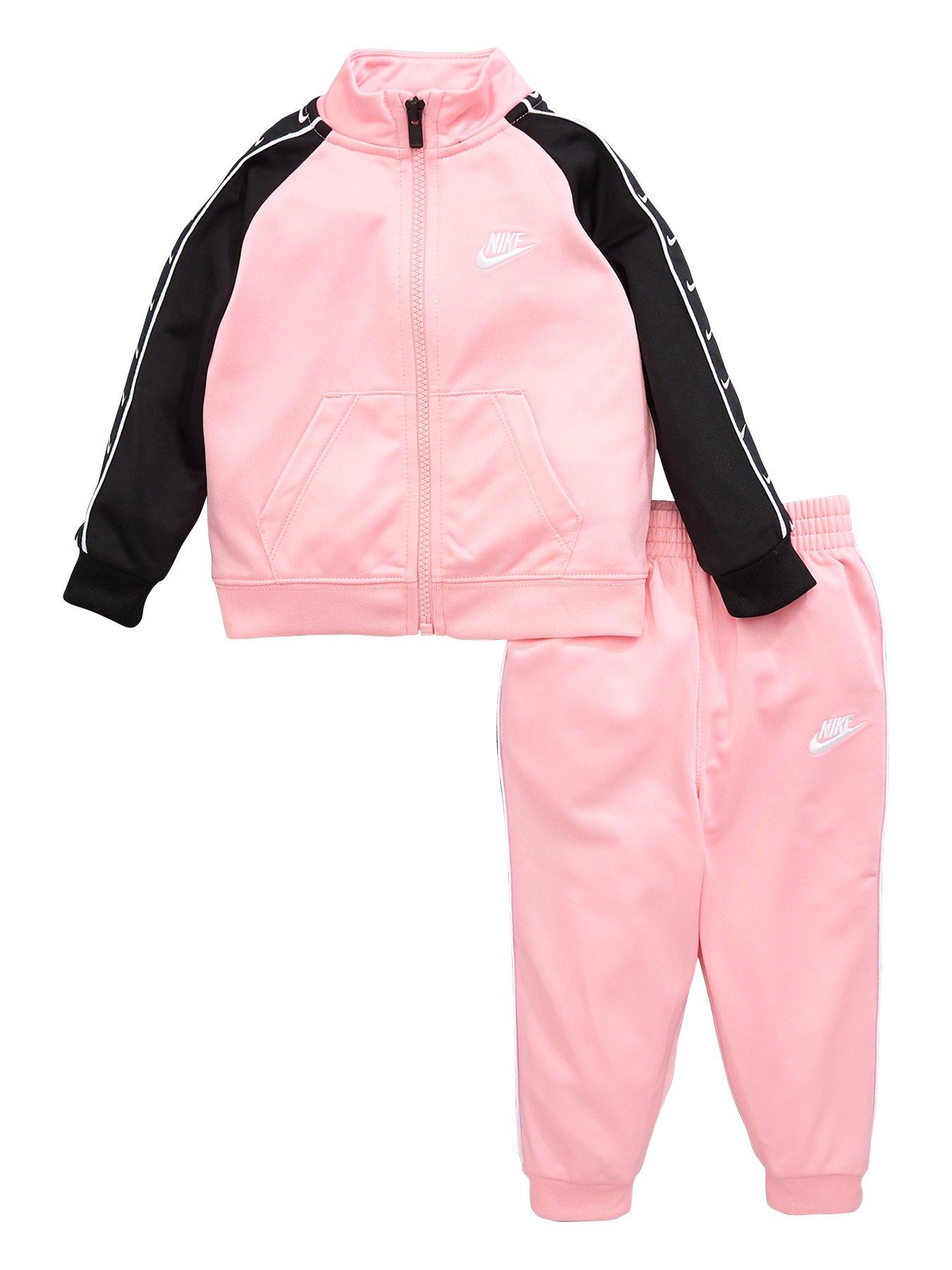 pink tracksuit nike