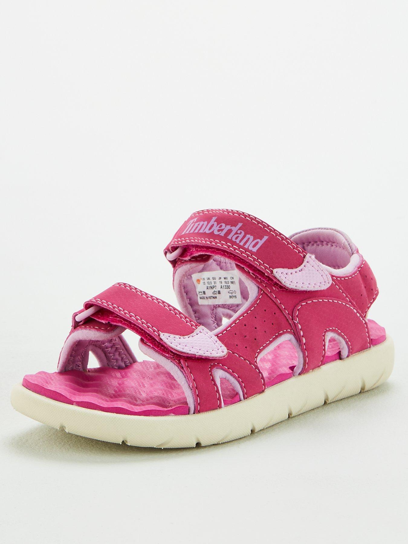 timberland pink sandals