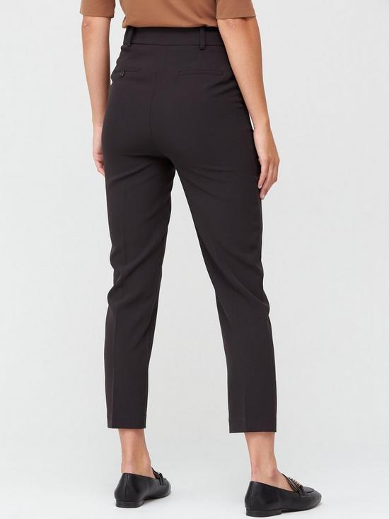 stillFront image of v-by-very-slim-leg-ankle-grazer-trousers-black