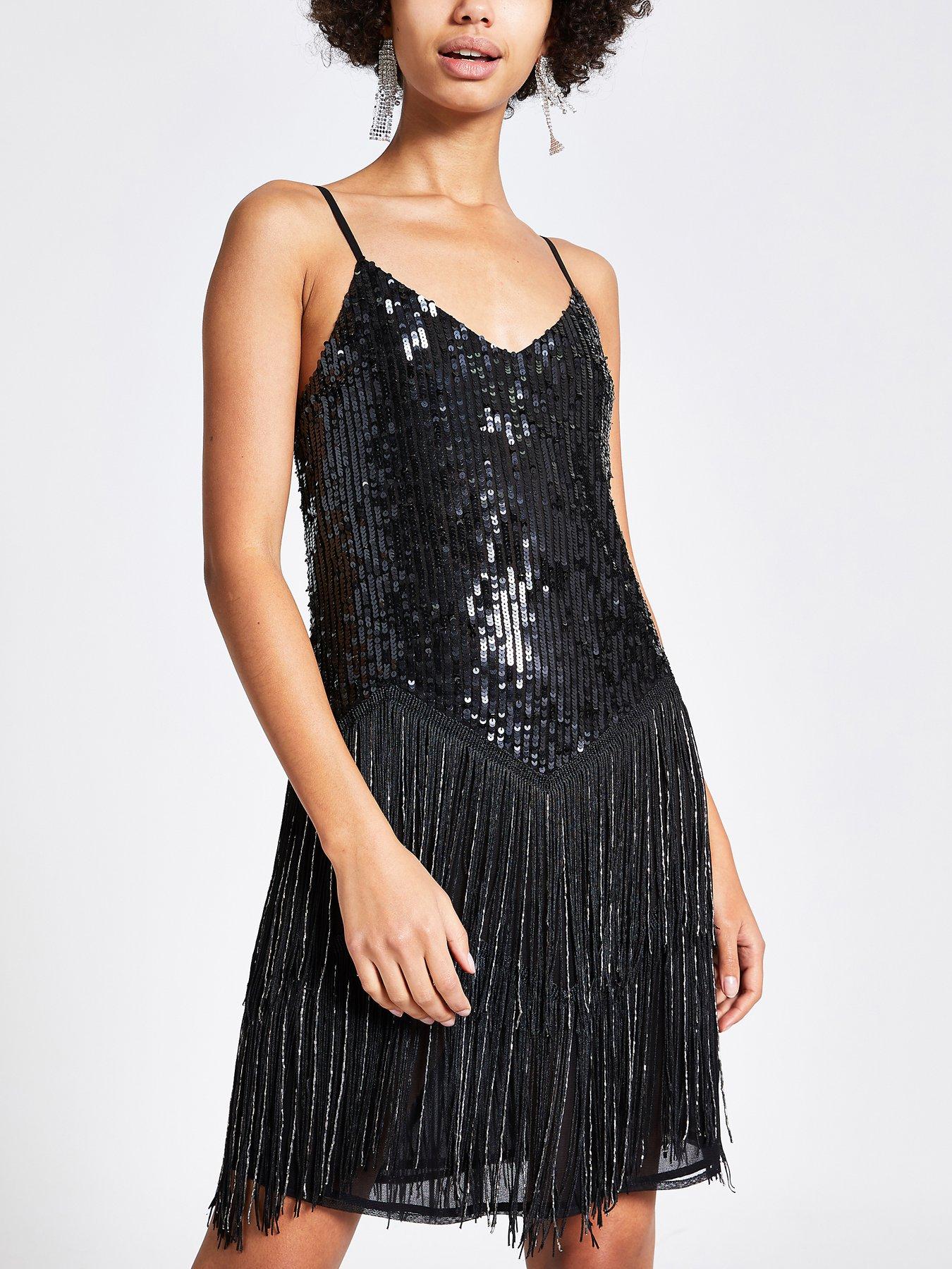 fringe dress river island