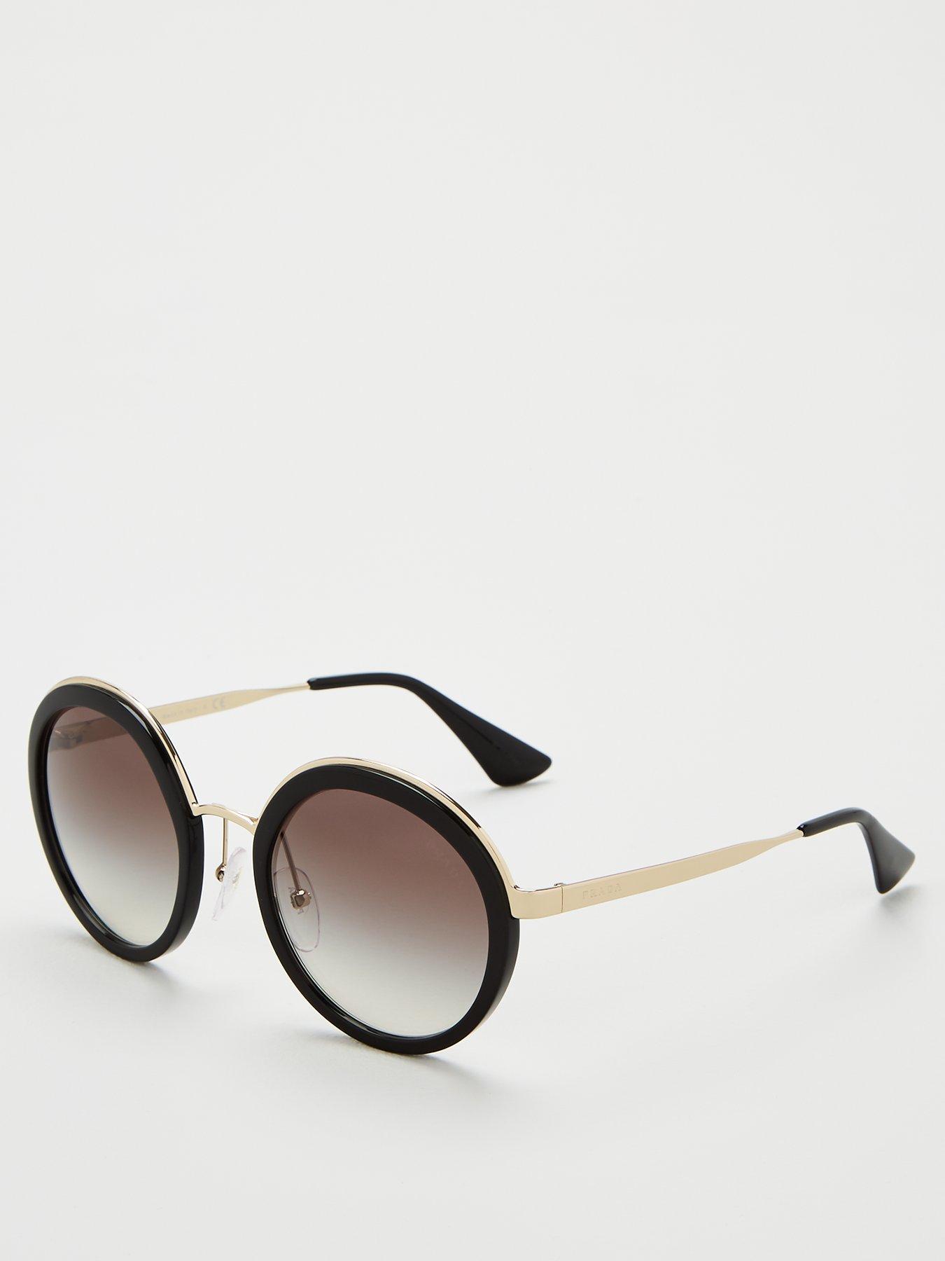 prada round sunglasses