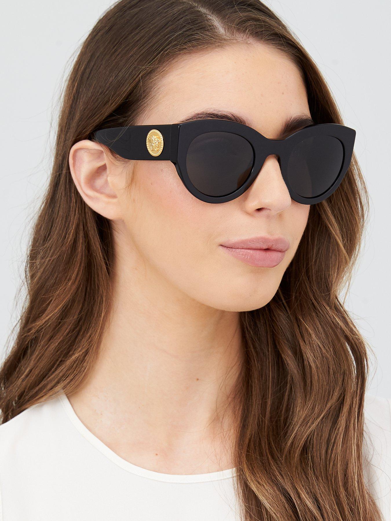 Versace black 2024 tribute sunglasses