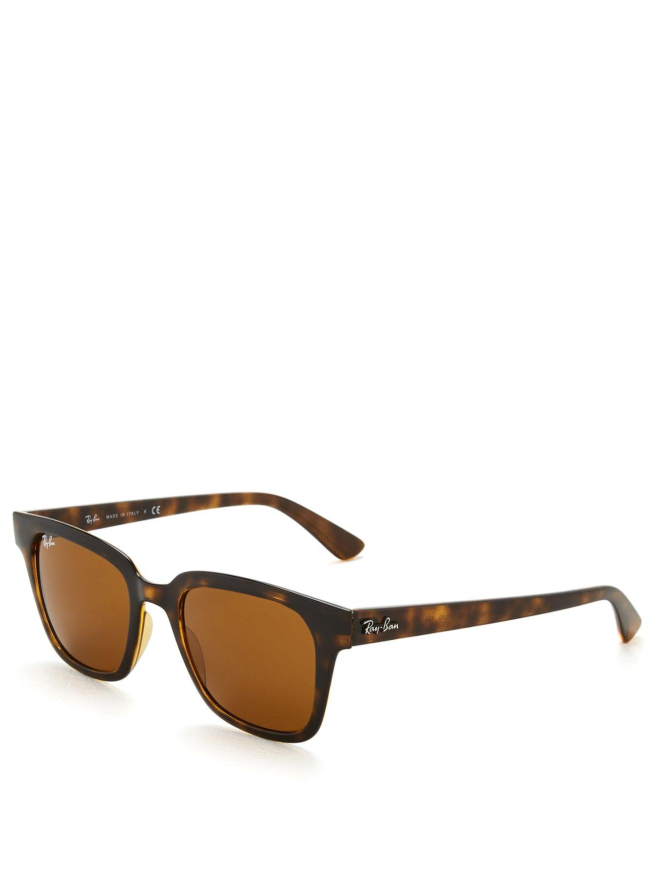 undefined Square Sunglasses - Havana