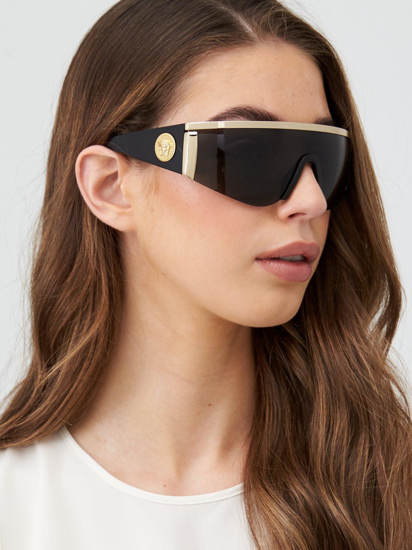 versace shield sunglasses