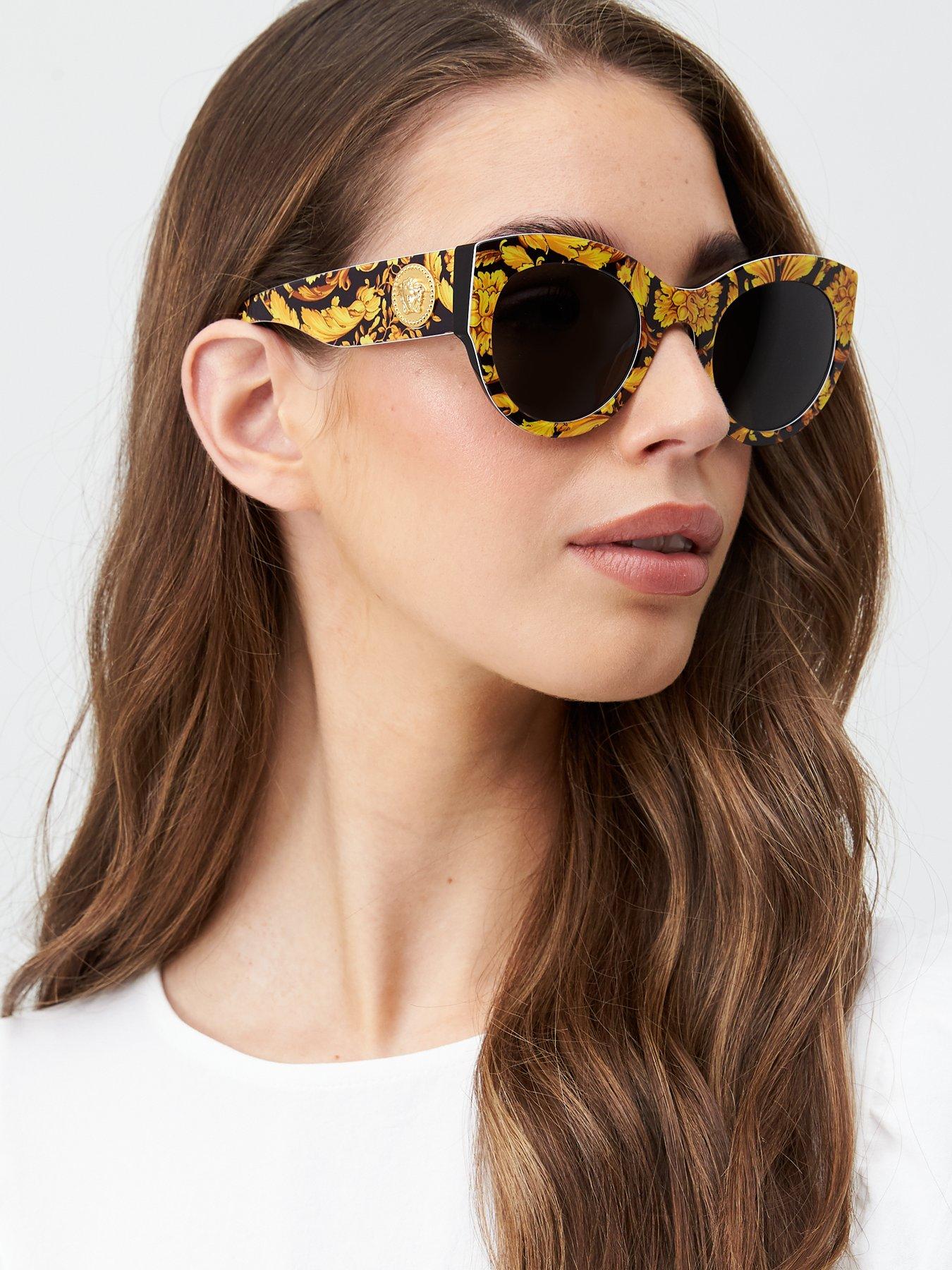 versace black tribute sunglasses