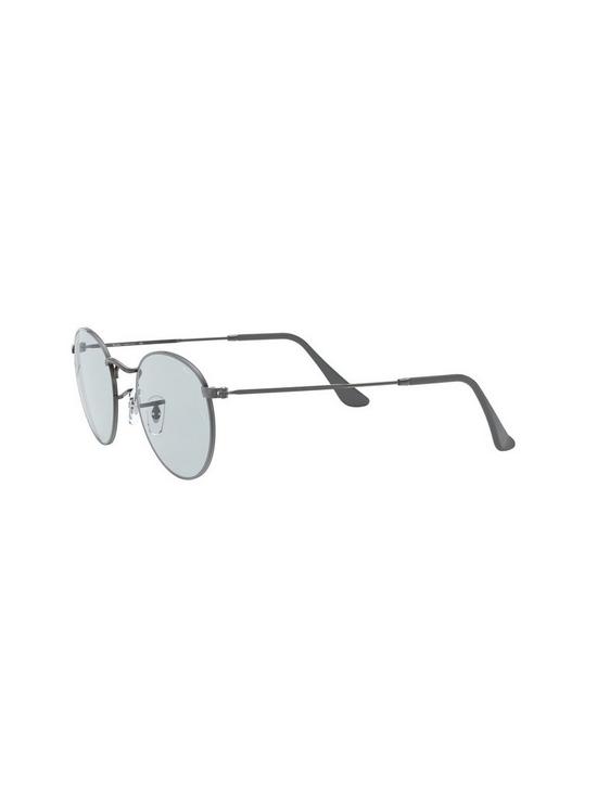 back image of ray-ban-round-metal-sunglasses--nbspgunmetal