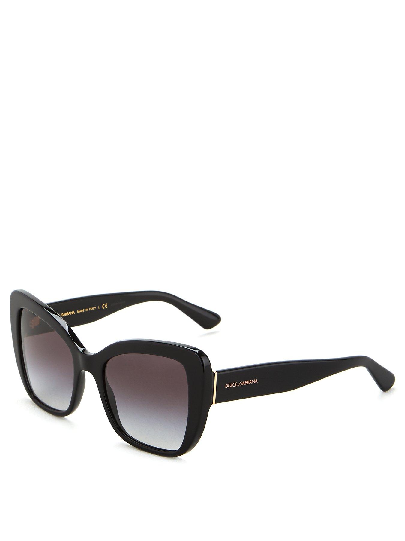 Dolce & Gabbana Oversize Sunglasses - Black
