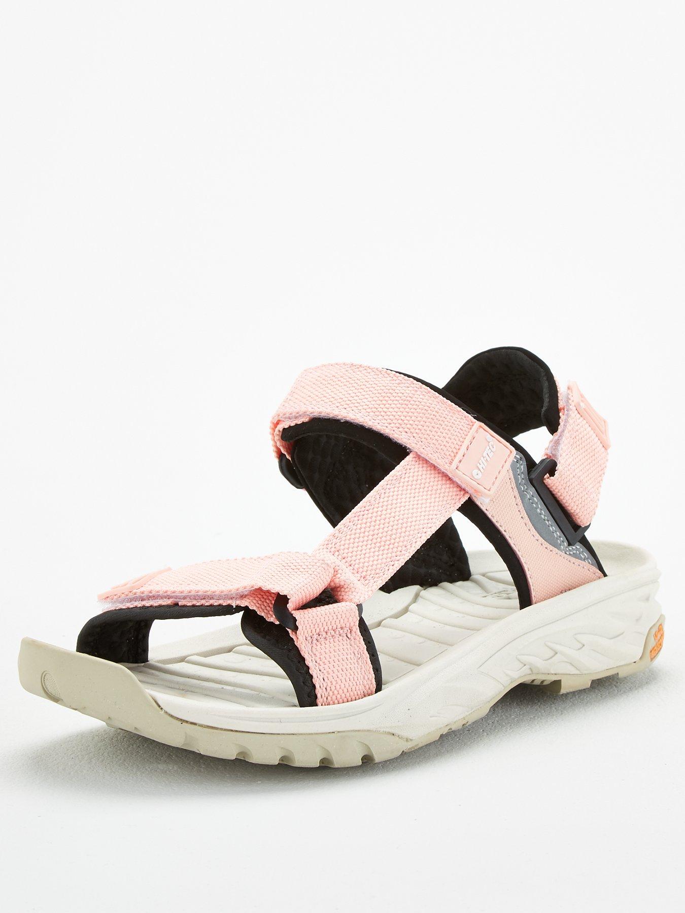 pink sandals flat