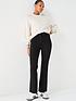  image of v-by-very-ponte-bootcut-trousers-black
