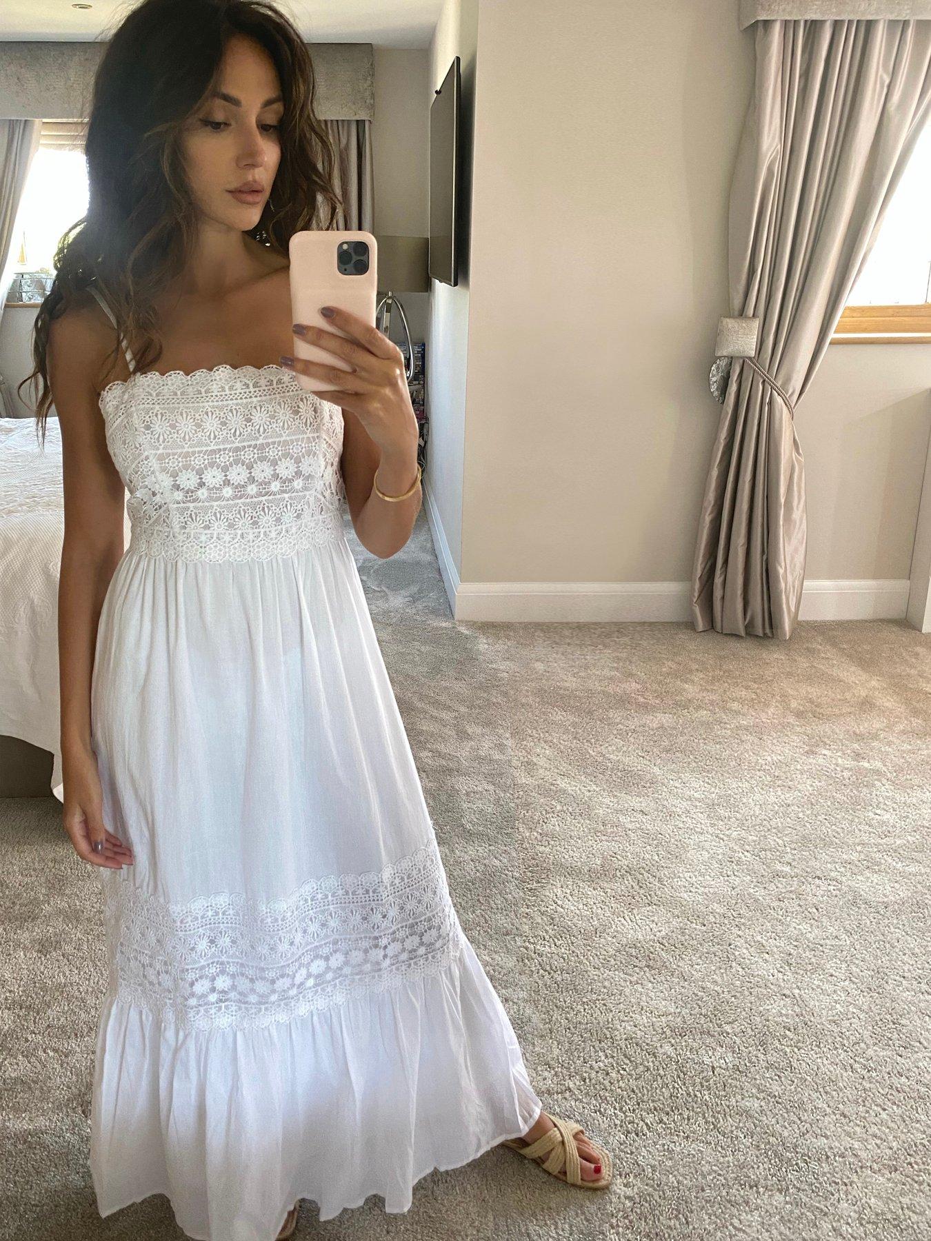 white long dress uk