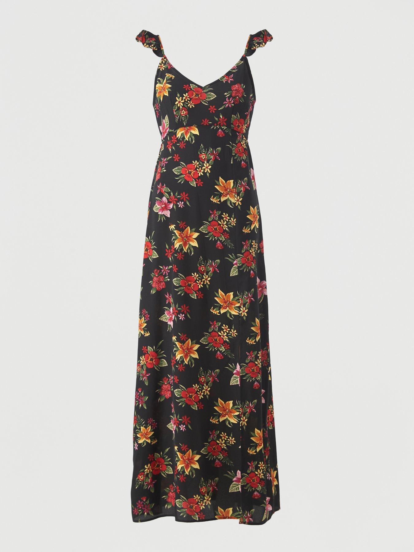 chiffon maxi beach dress