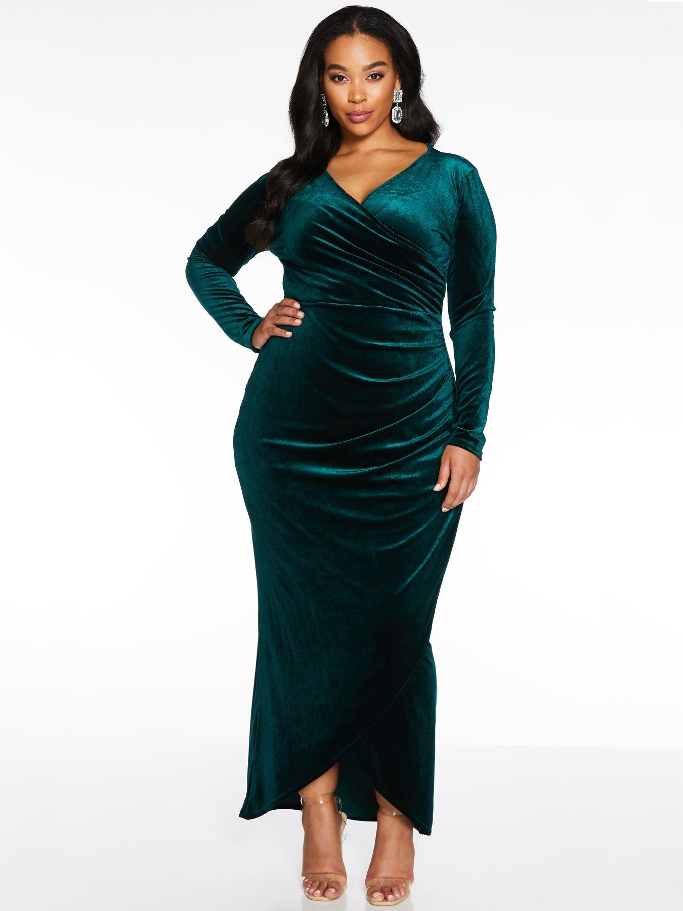 quiz curve evening dresses