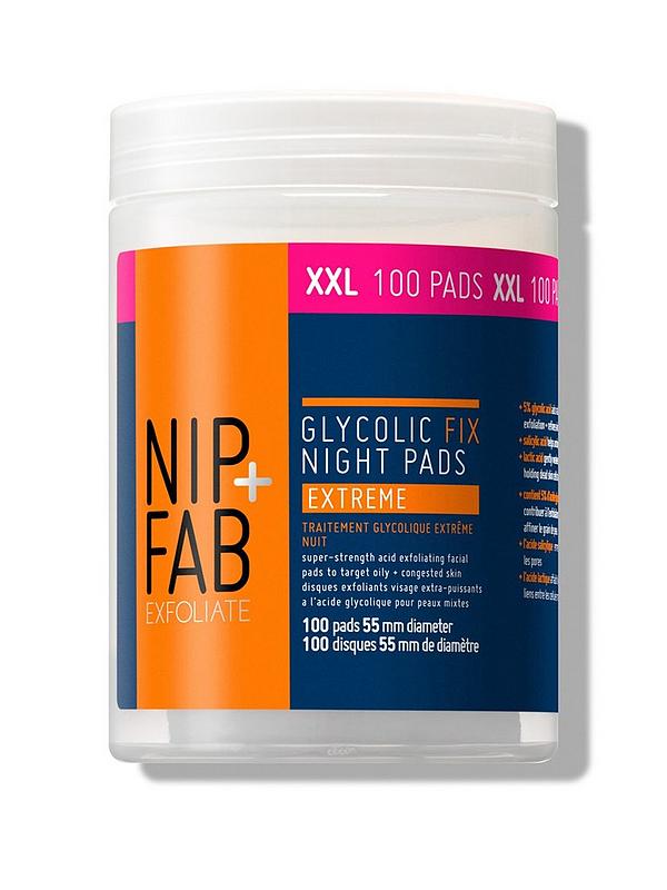 Image 1 of 3 of Nip + Fab Glycolic Fix Extreme XXL 100&nbsp;Pads - 135ml