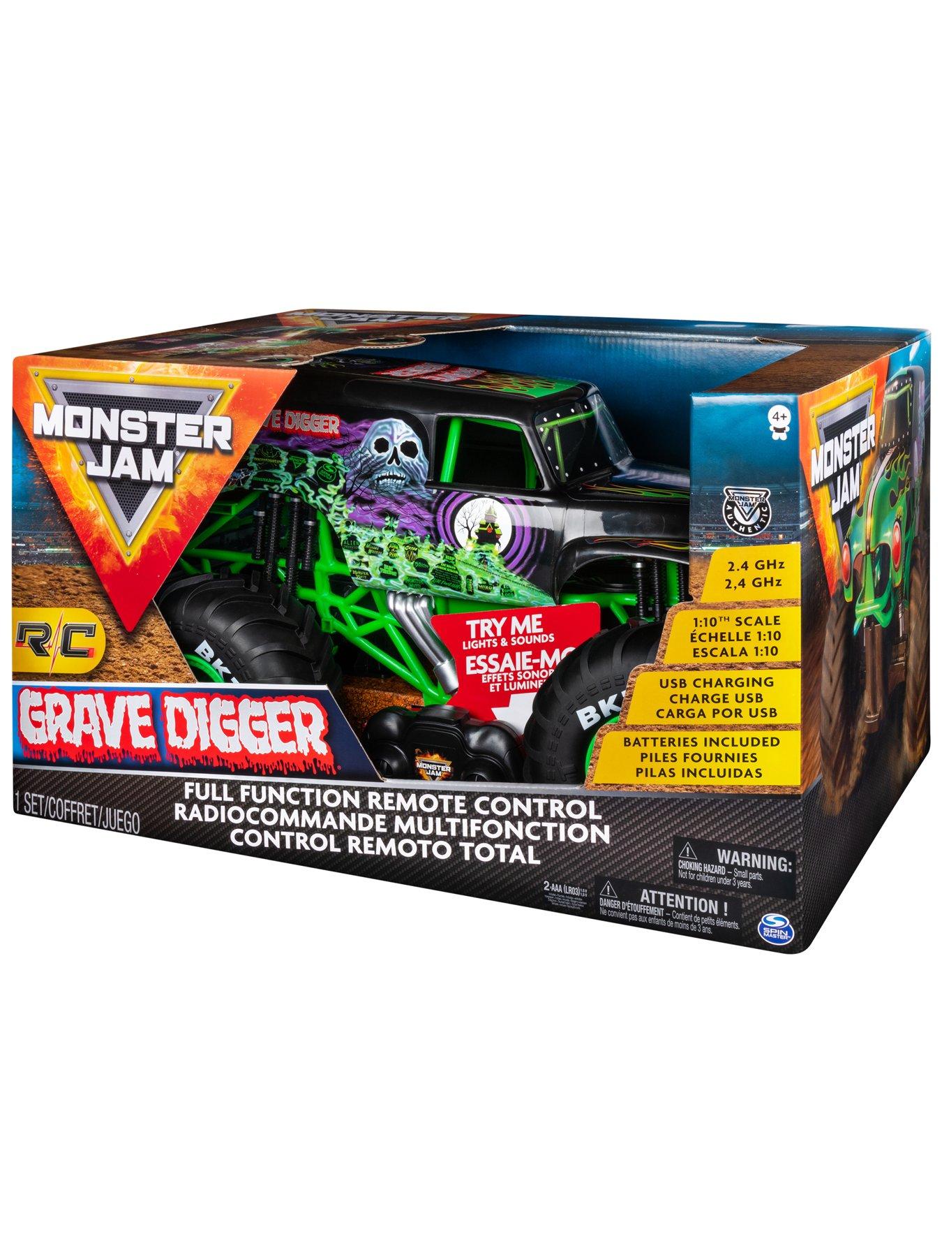 monster jam official grave digger rc truck scale 2.4 ghz