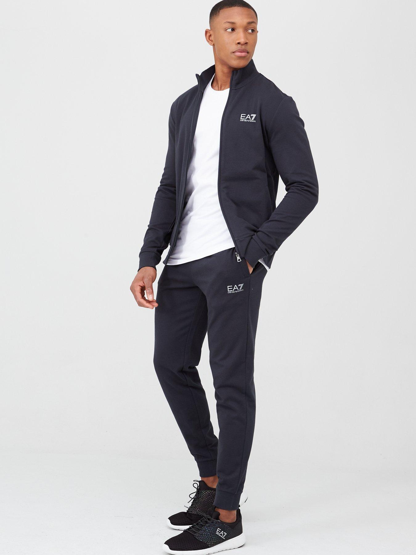 emporio armani tracksuit blue