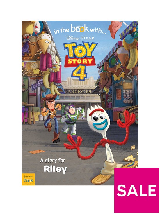 front image of signature-gifts-personalised-toy-story-4-book