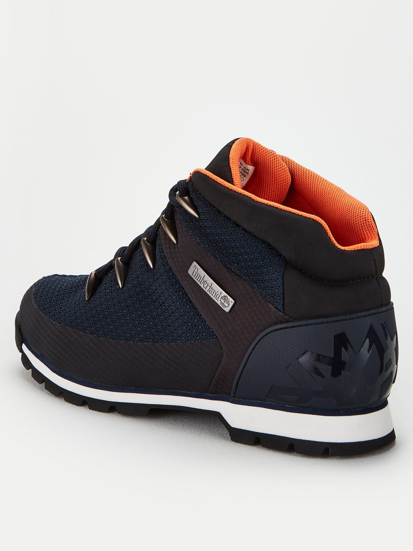 timberland navy euro sprint waterproof boots