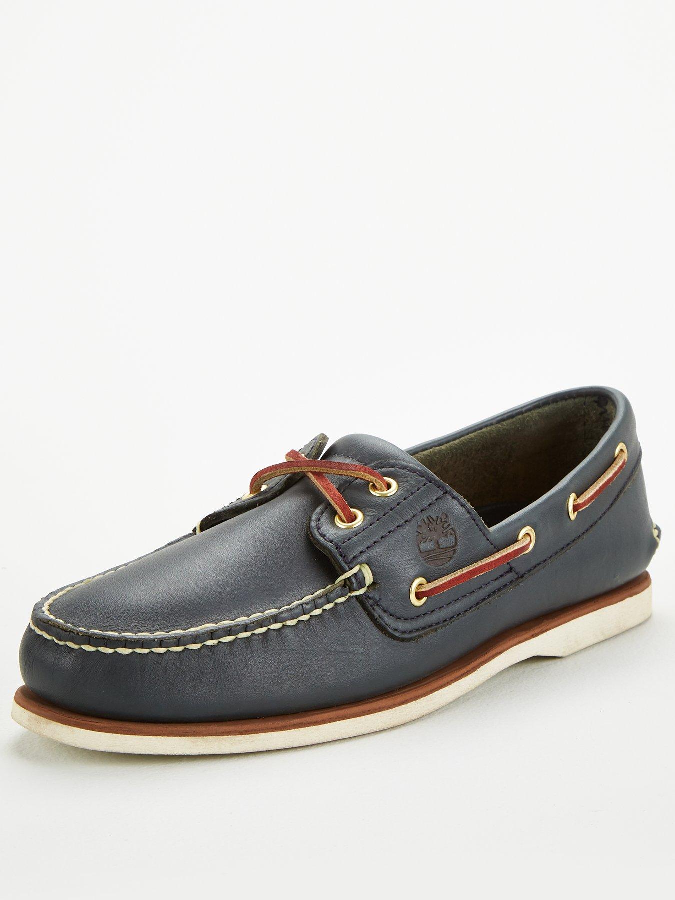 Timberland Leather Boat Shoes - Blue | very.co.uk