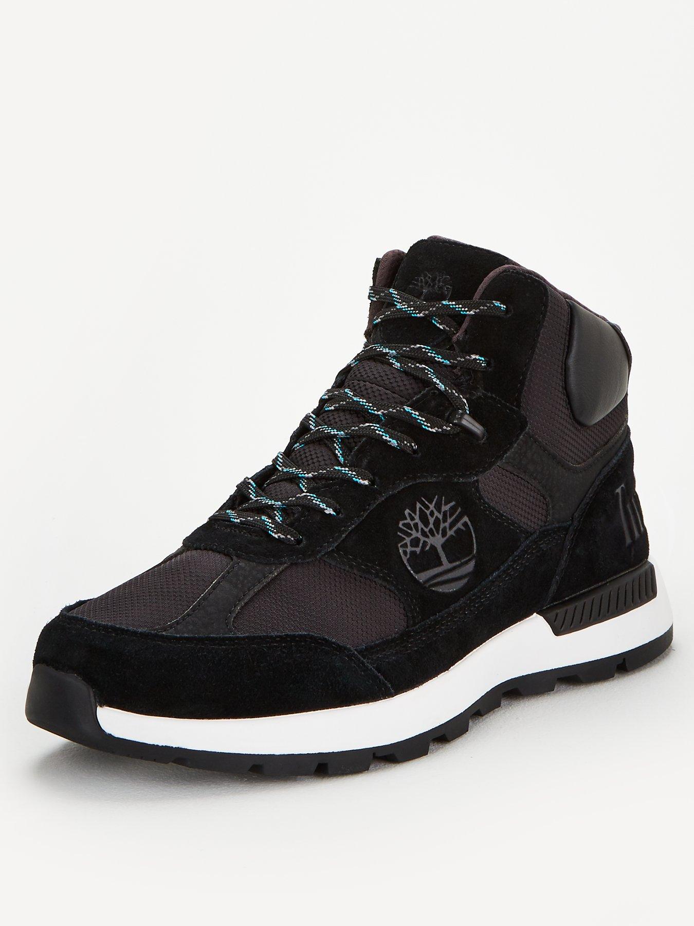 timberland field trekker boots in black
