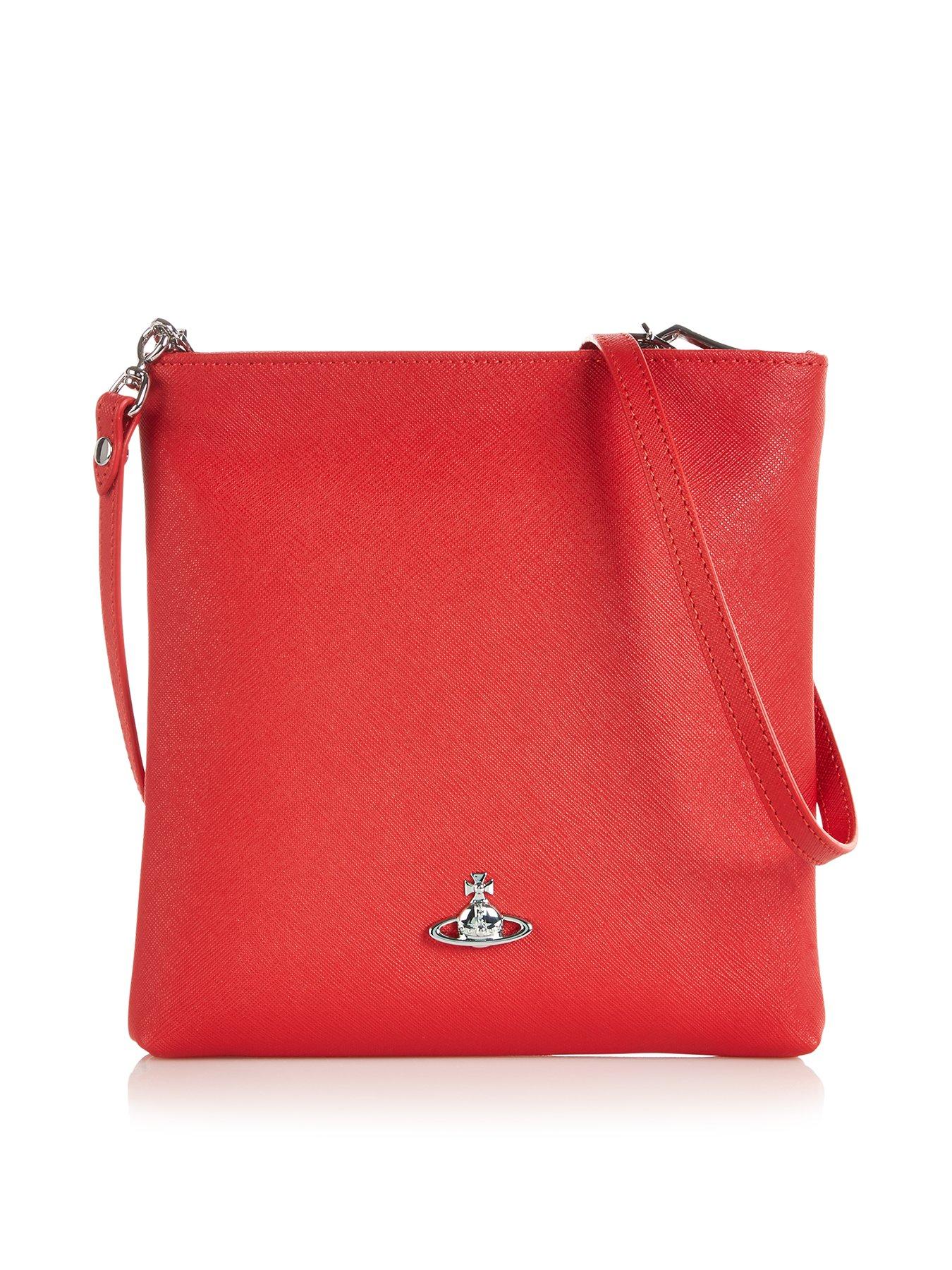 red leather cross body bag uk