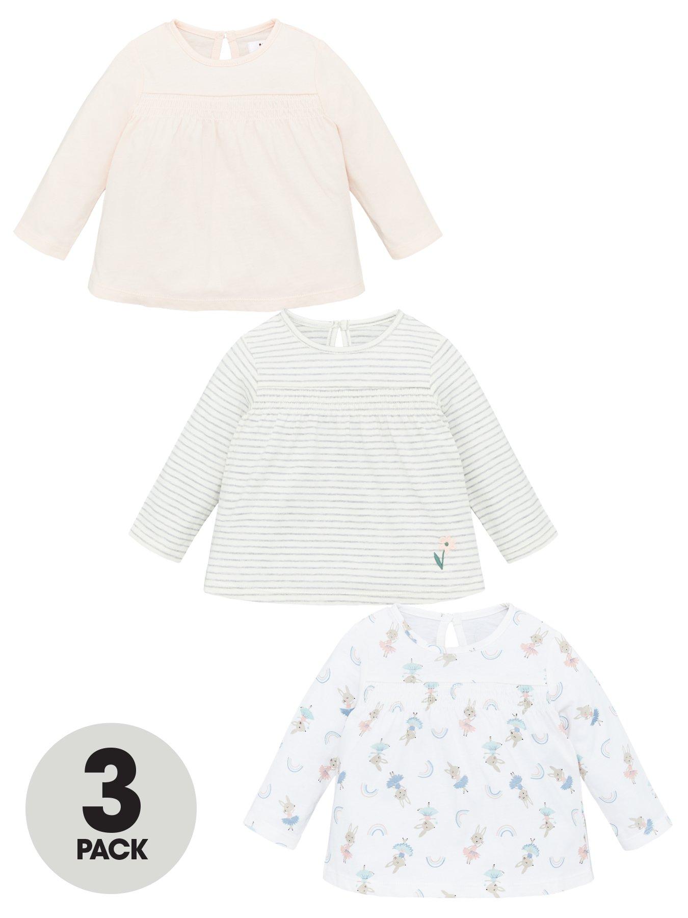 V By Very Baby Girls Ballerina 3 Pack Tops review