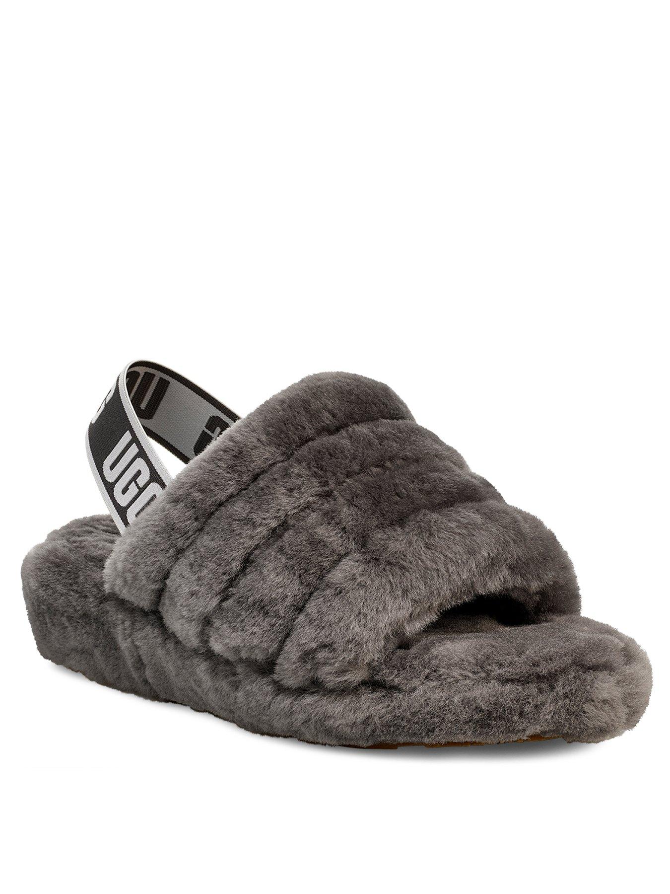 UGG Fluff Yeah Slide Slipper - Charcoal 