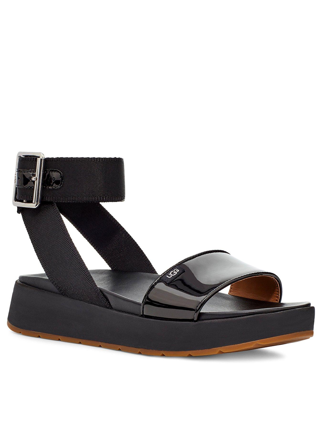 black uggs sandals