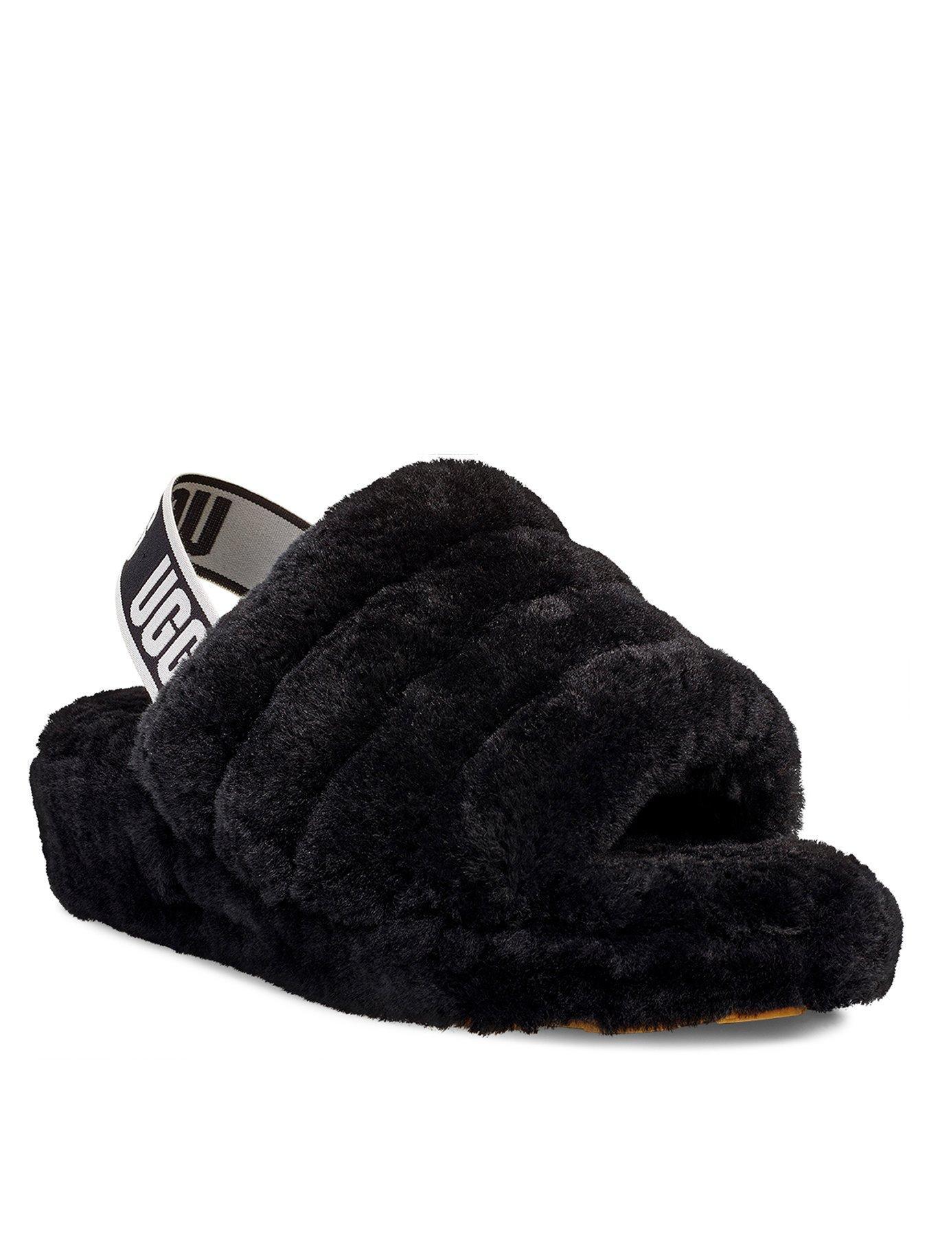 ugg slippers in black