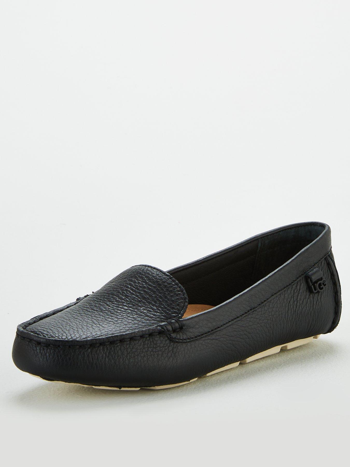 ugg flores leather loafers