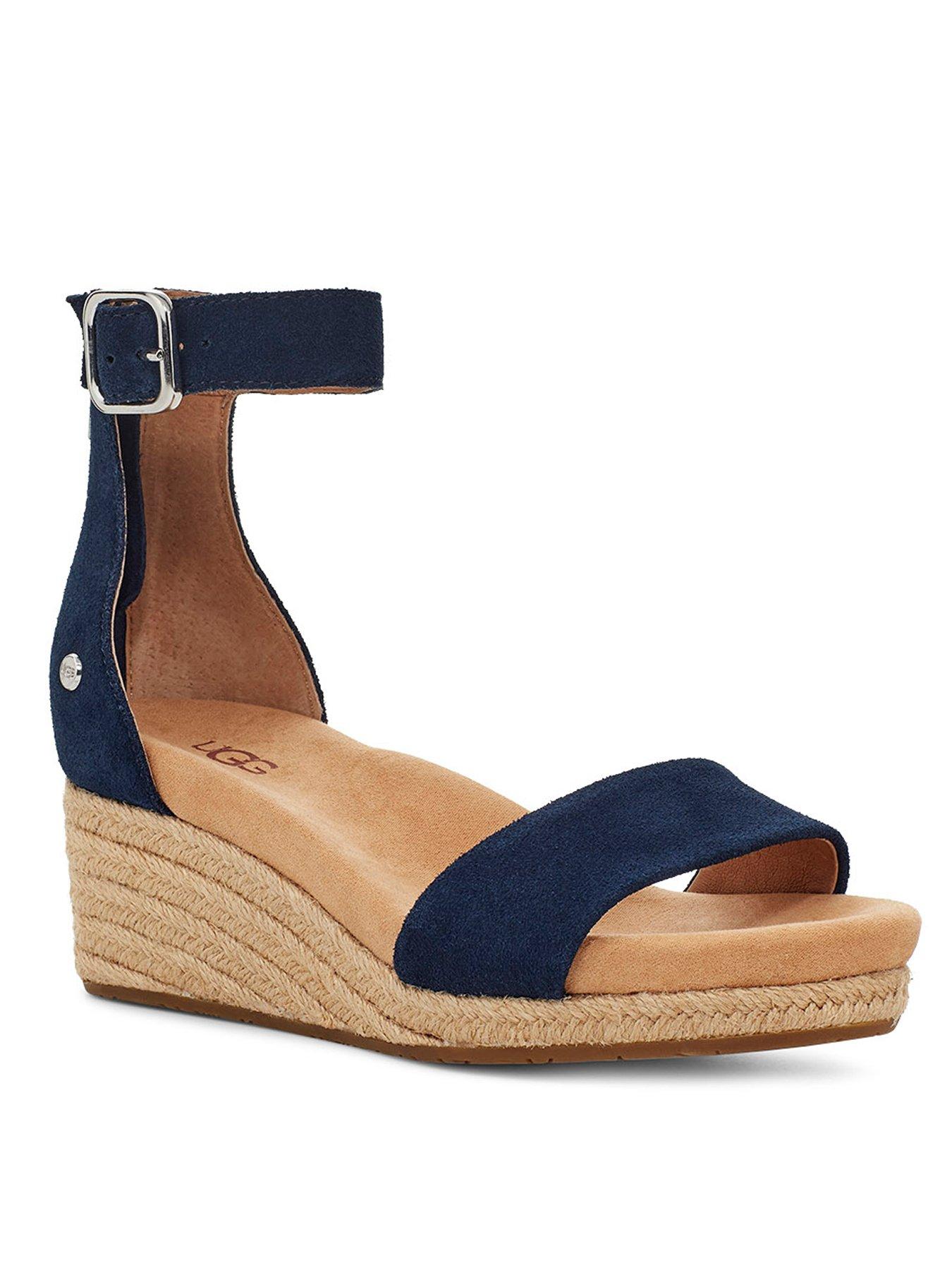 UGG Zoe II Wedge Sandals - Navy | very 