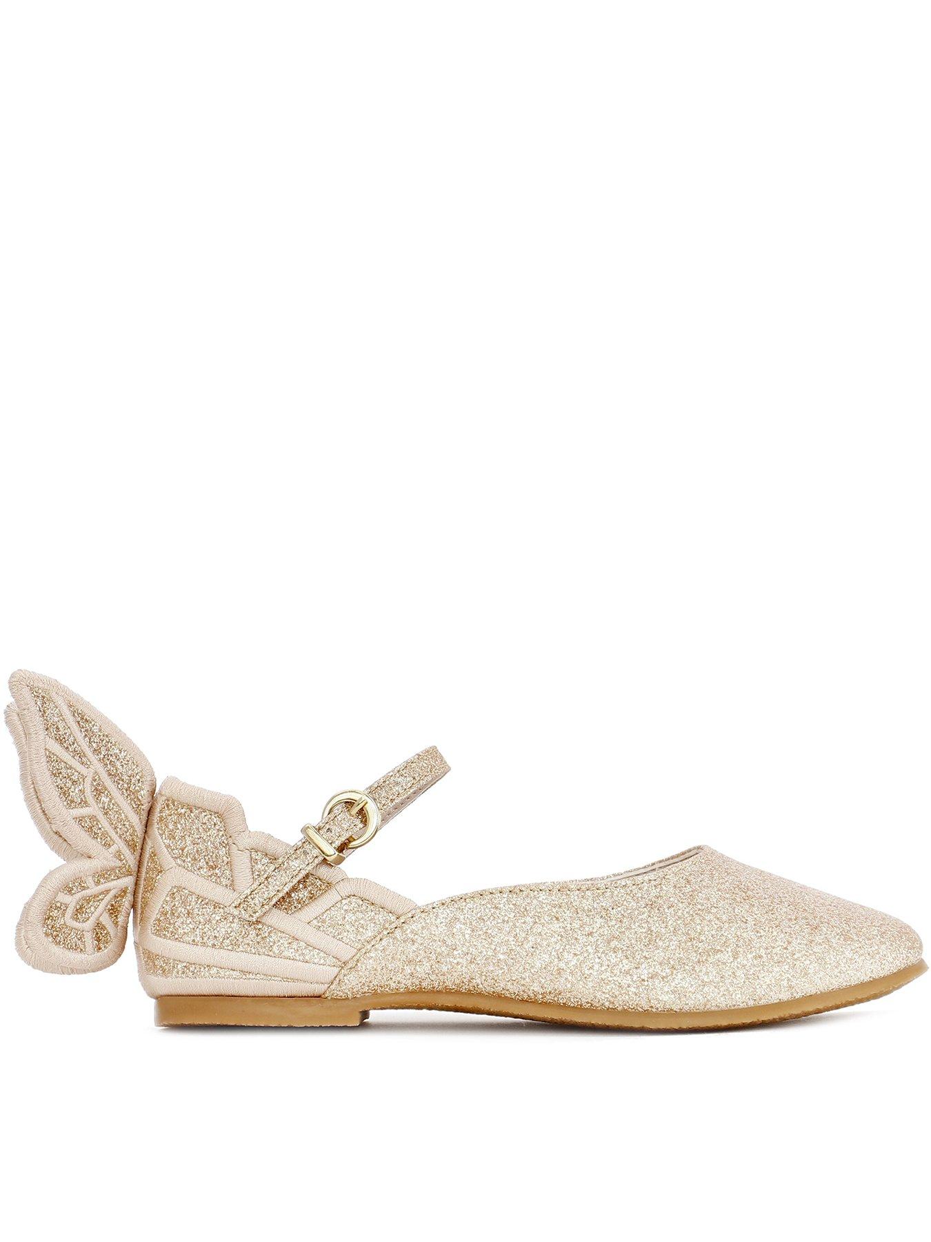 girls gold glitter shoes