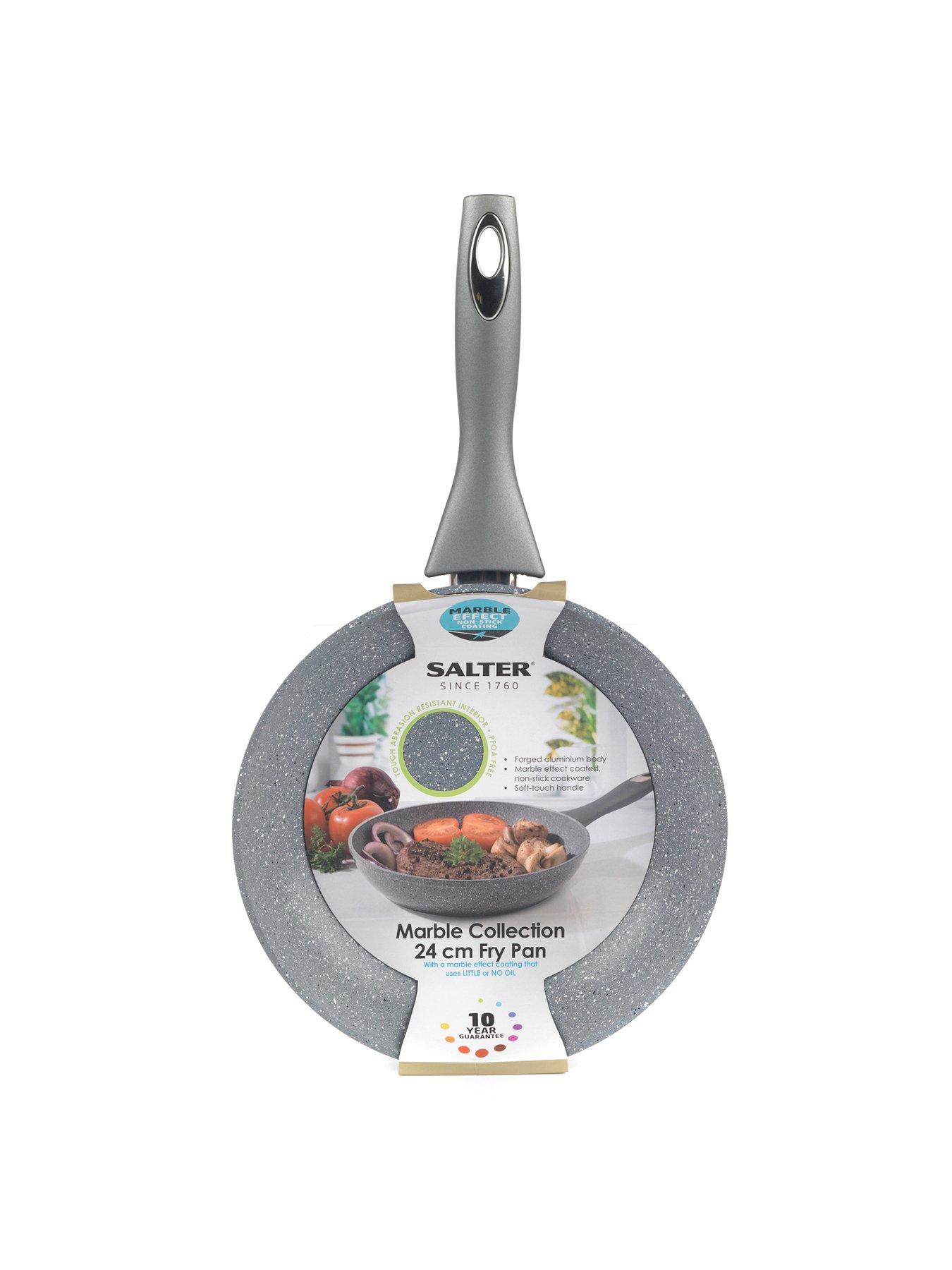 Image 2 of 6 of Salter Marble Collection 24 cm Frying Pan in Grey