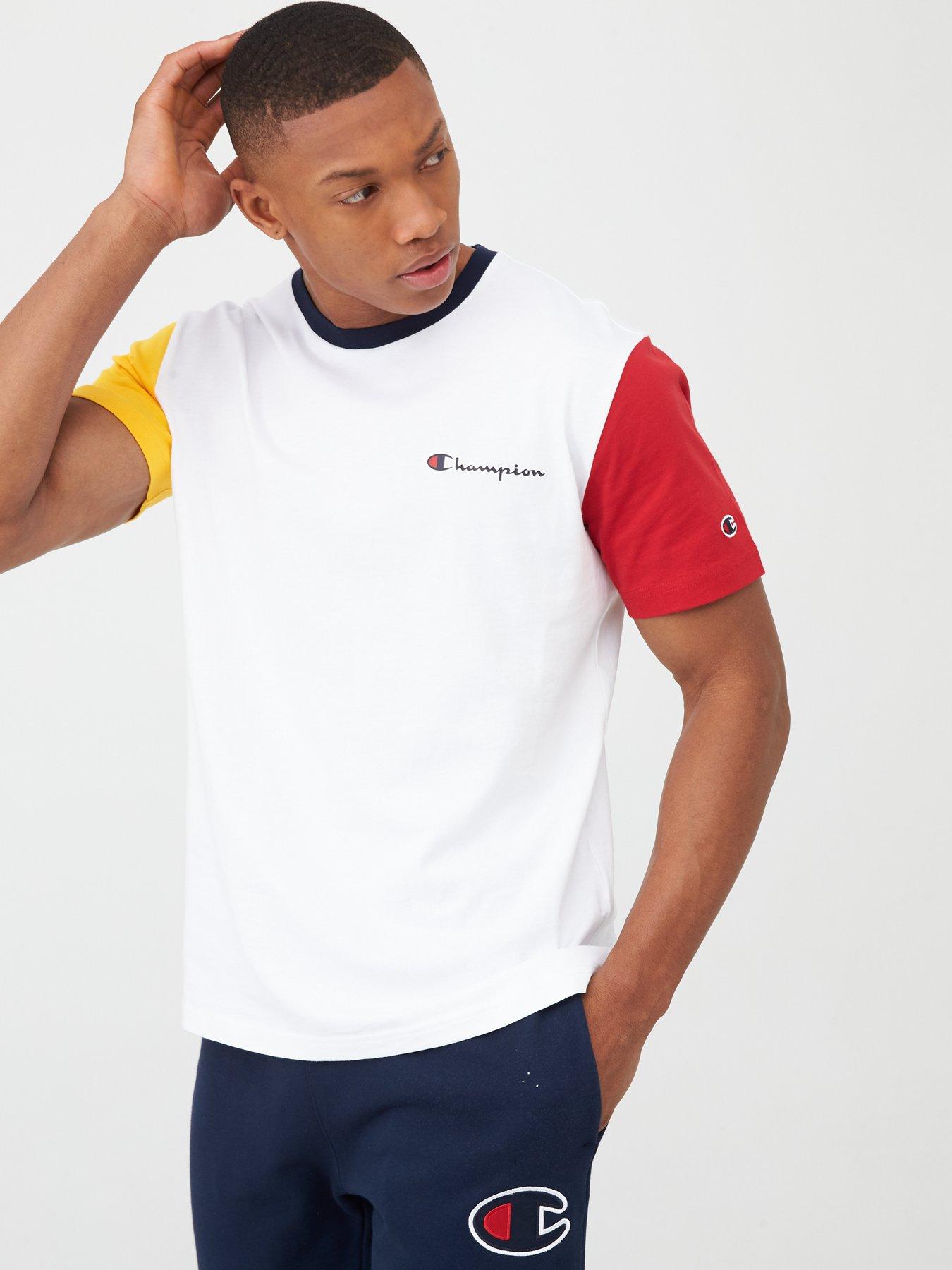 Champion Team Stripes Crew Neck T-Shirt review