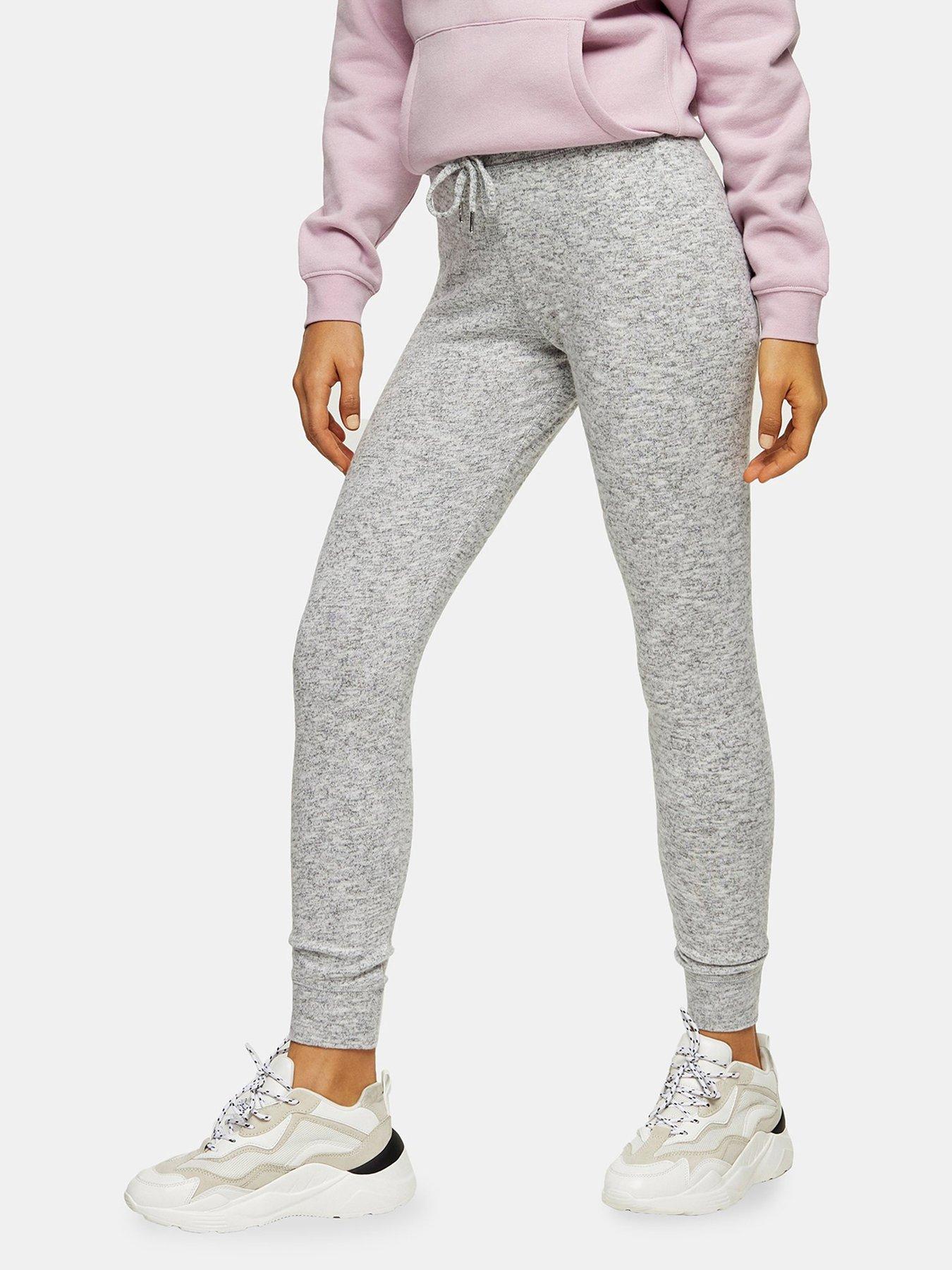 grey joggers womens topshop