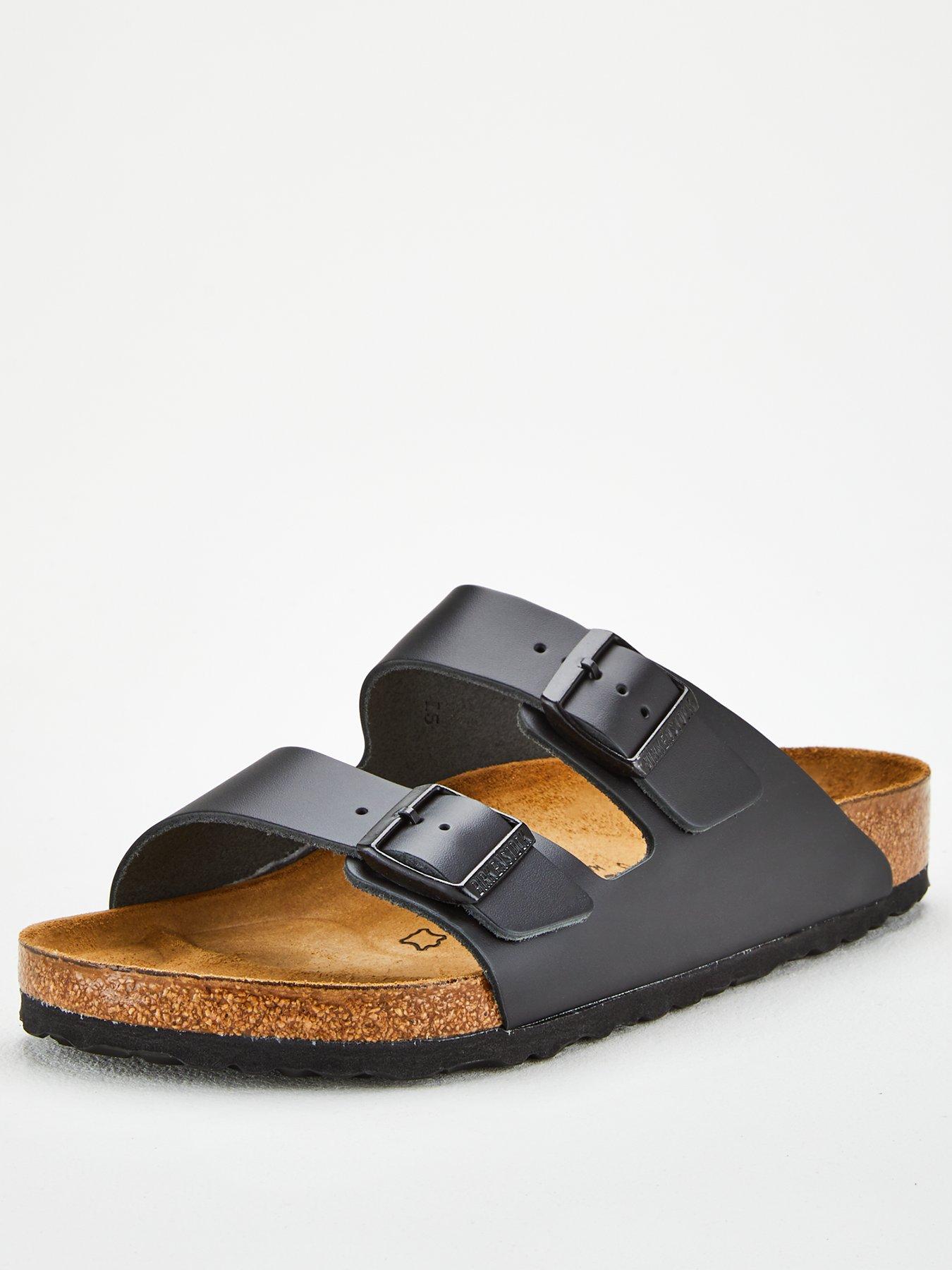 Birkenstock Men's Arizona Smooth Leather Sandal - Black