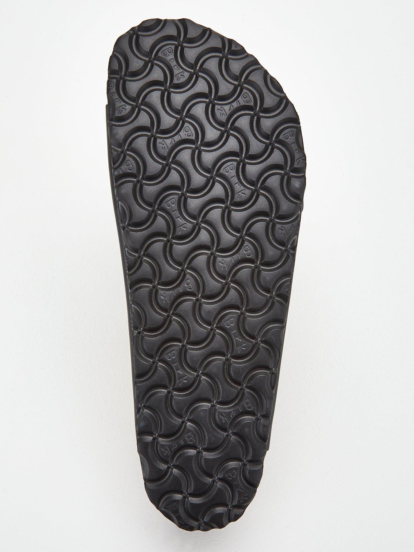 Image 4 of 5 of Birkenstock Men's Arizona Smooth Leather Sandal - Black