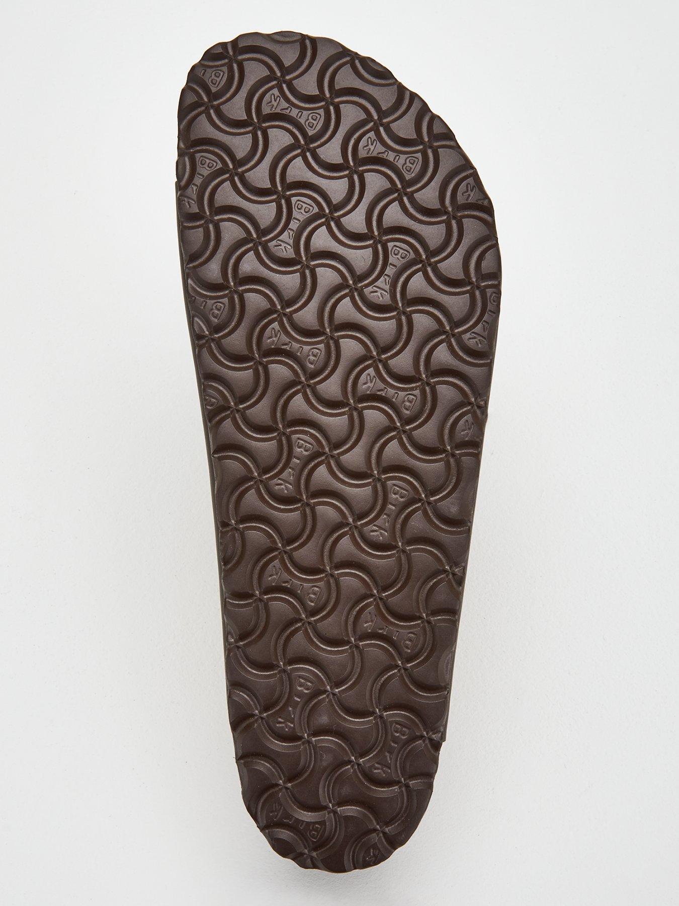 Image 5 of 6 of Birkenstock Men's Arizona Smooth Leather Sandal - Brown