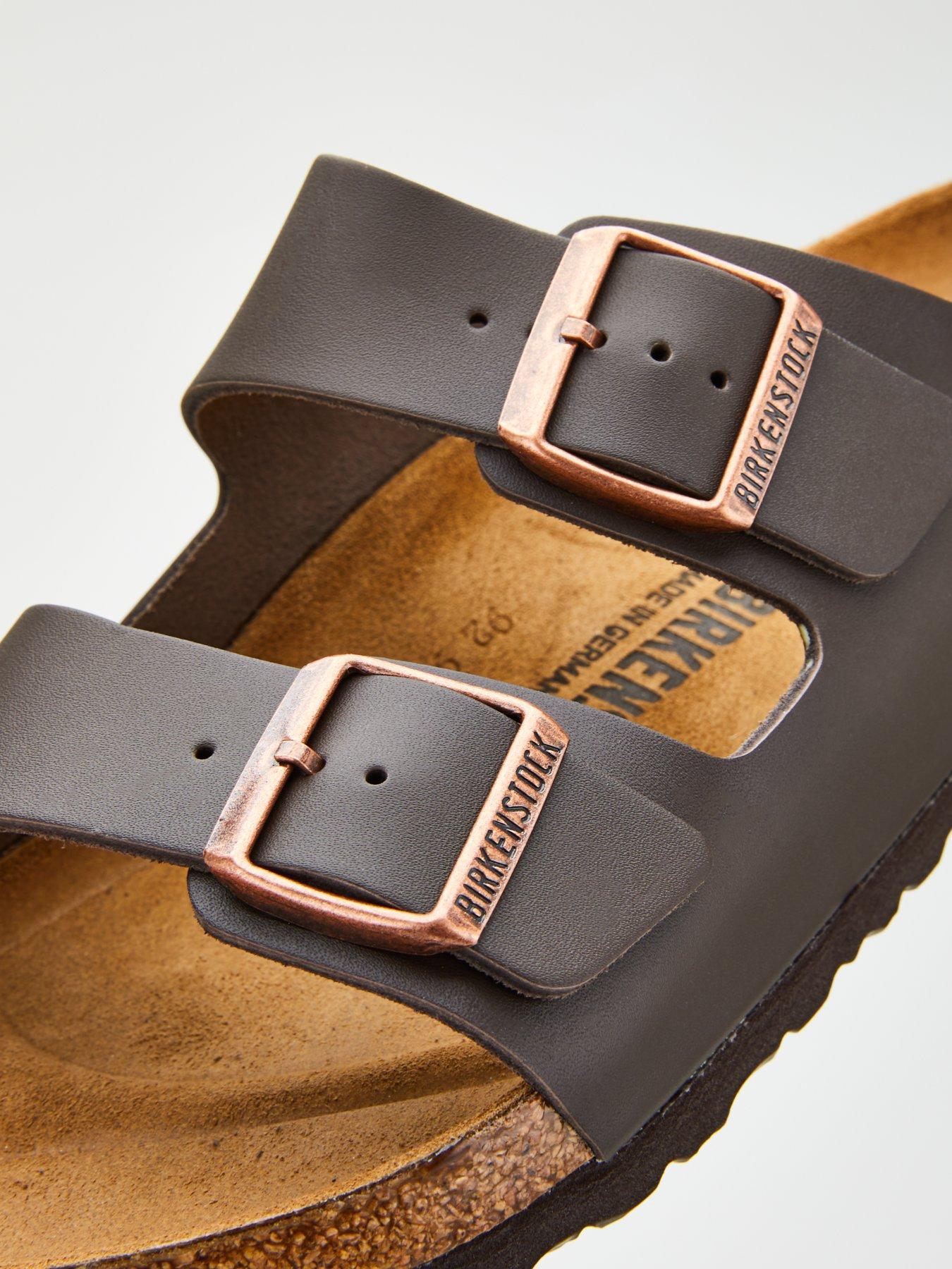Image 6 of 6 of Birkenstock Men's Arizona Smooth Leather Sandal - Brown