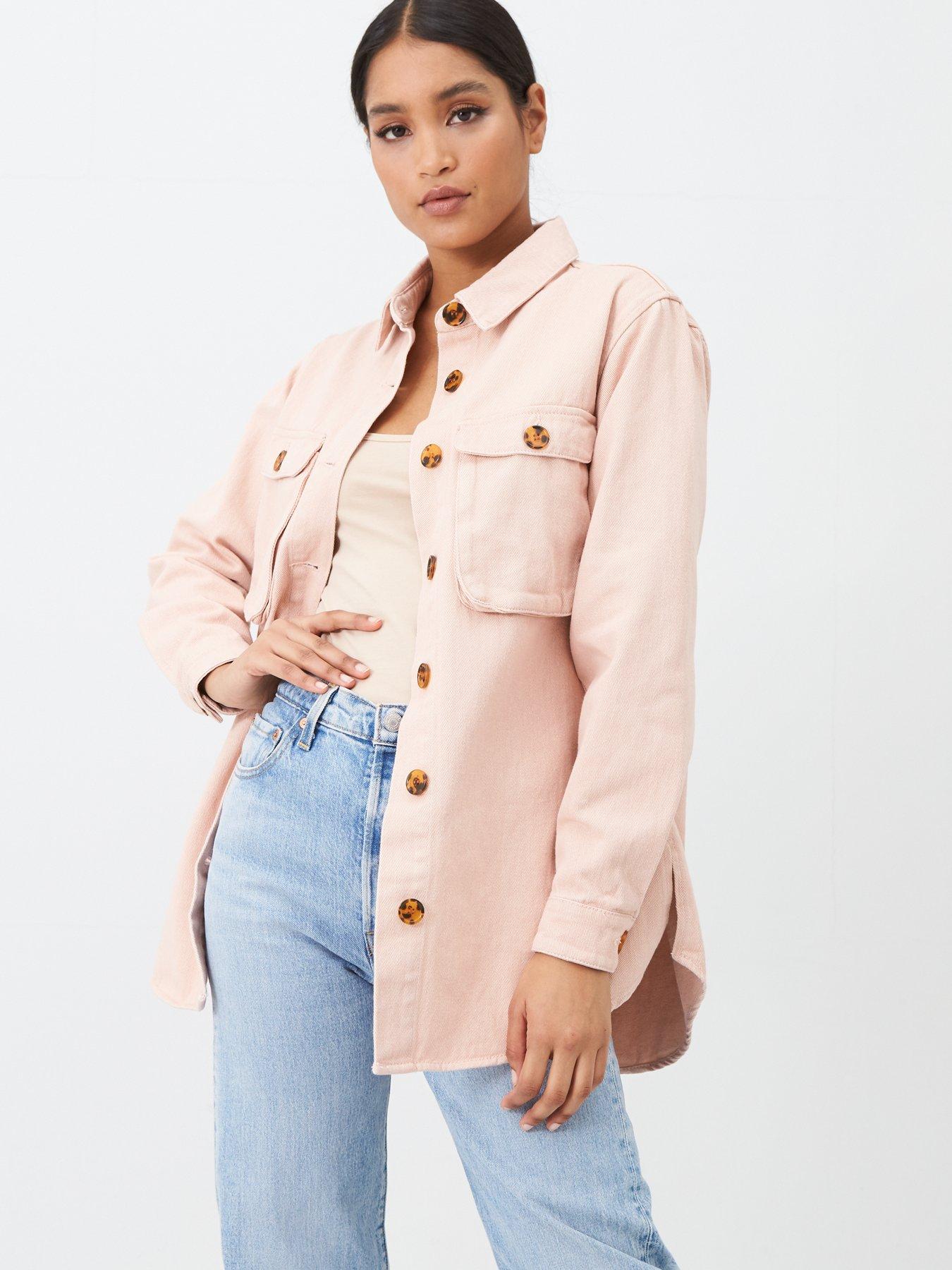 Missguided Missguided Denim Shirt With Tortoise Shell Buttons review